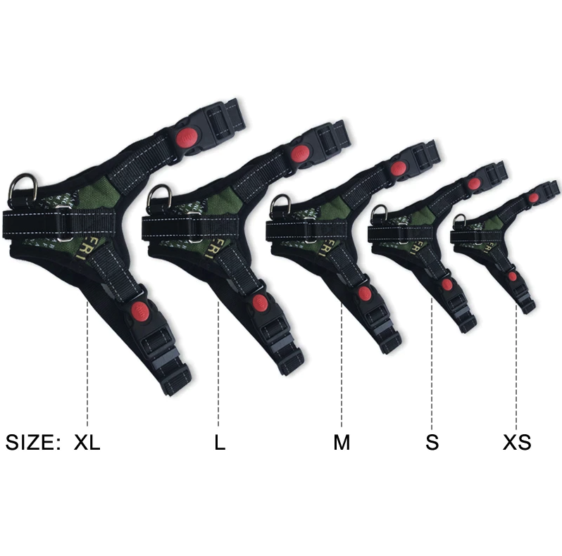 No Pull Dog Pet Harness Adjustable Control Vest Dogs Reflective XS S M Large XXL