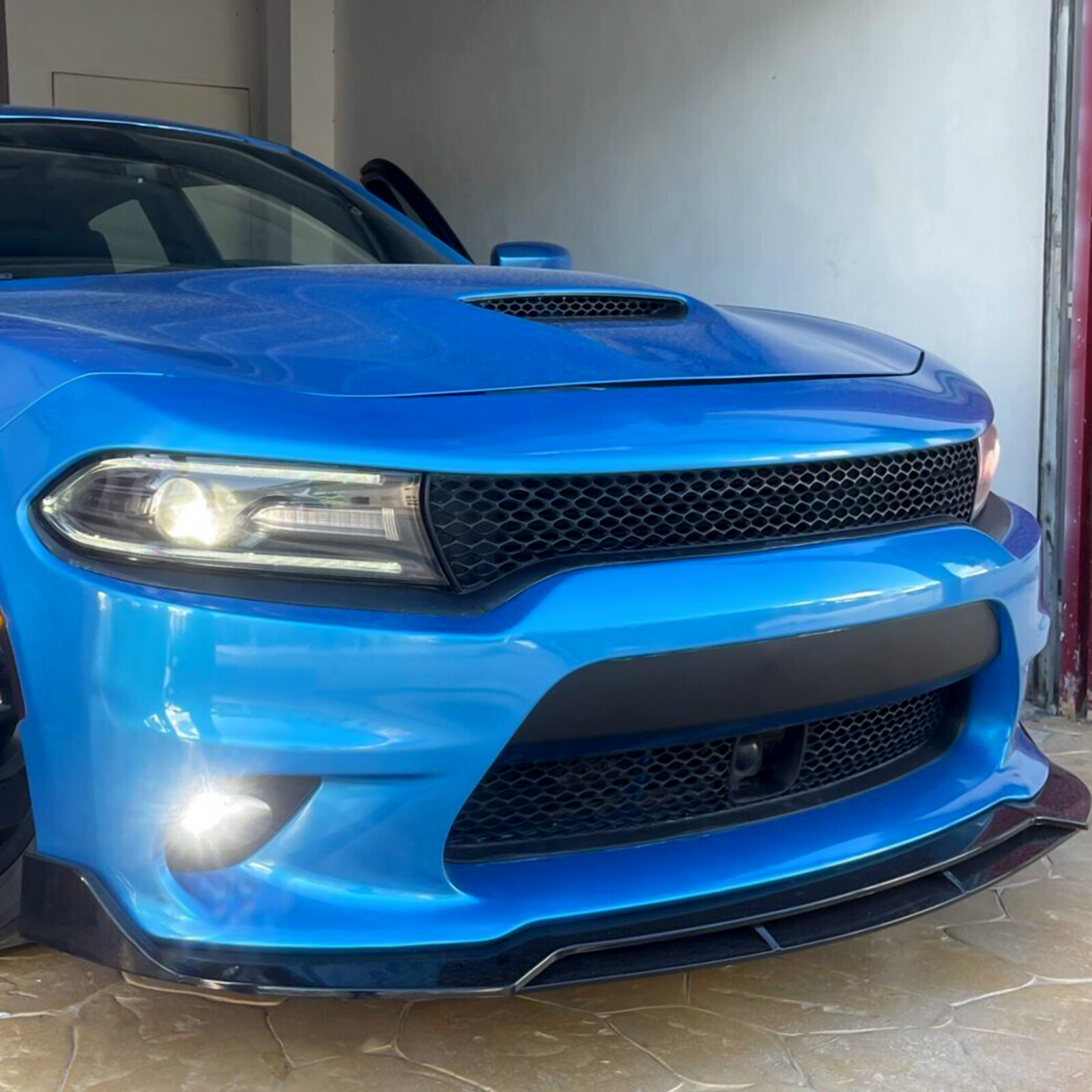 FOR DODGE CHARGER 2015 16-23 2019 BUMPER FOG LIGHT DRIVING LAMPS W/BRACKET COVER