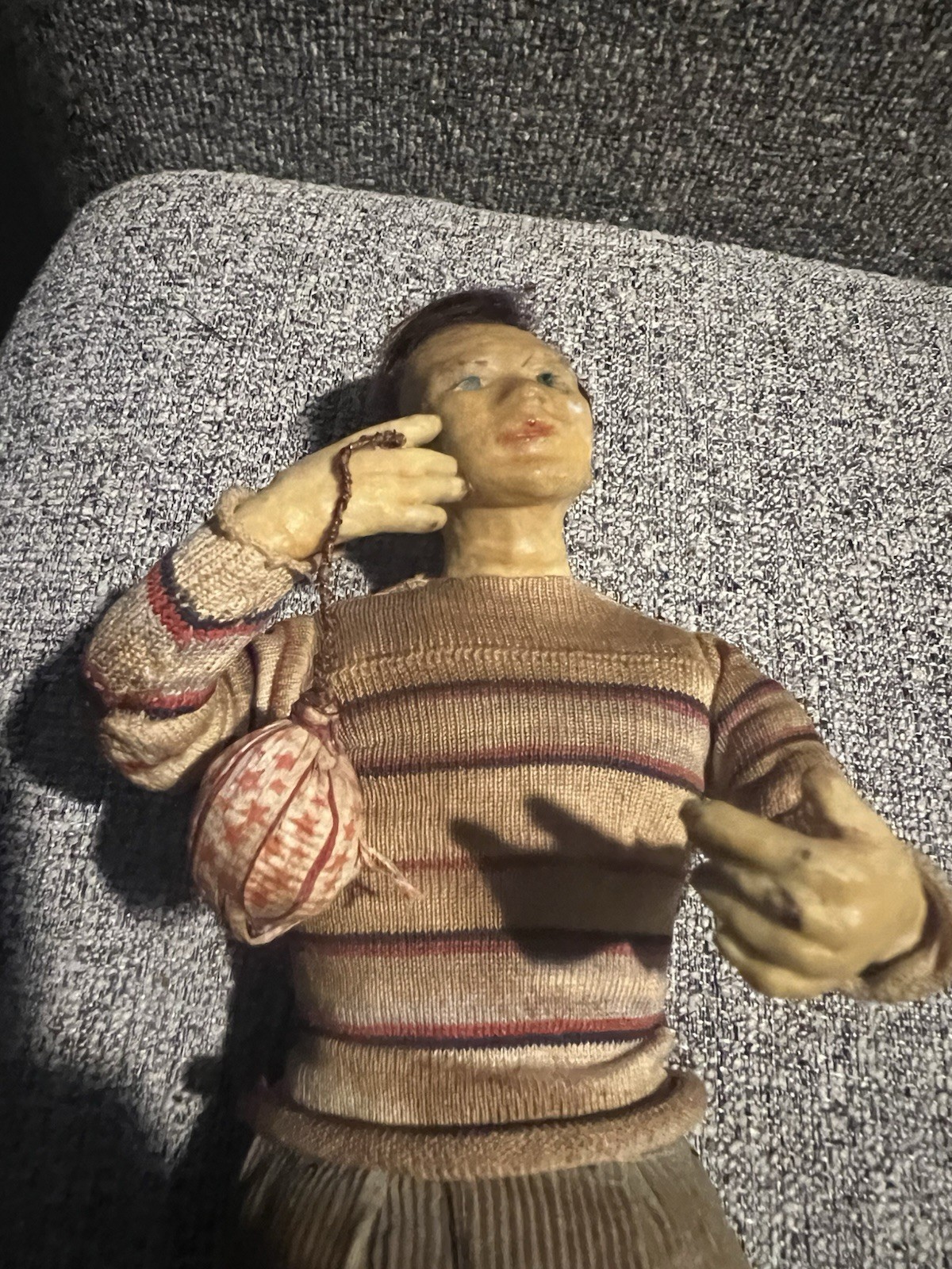 Old Creepy Handmade Hobo Doll!