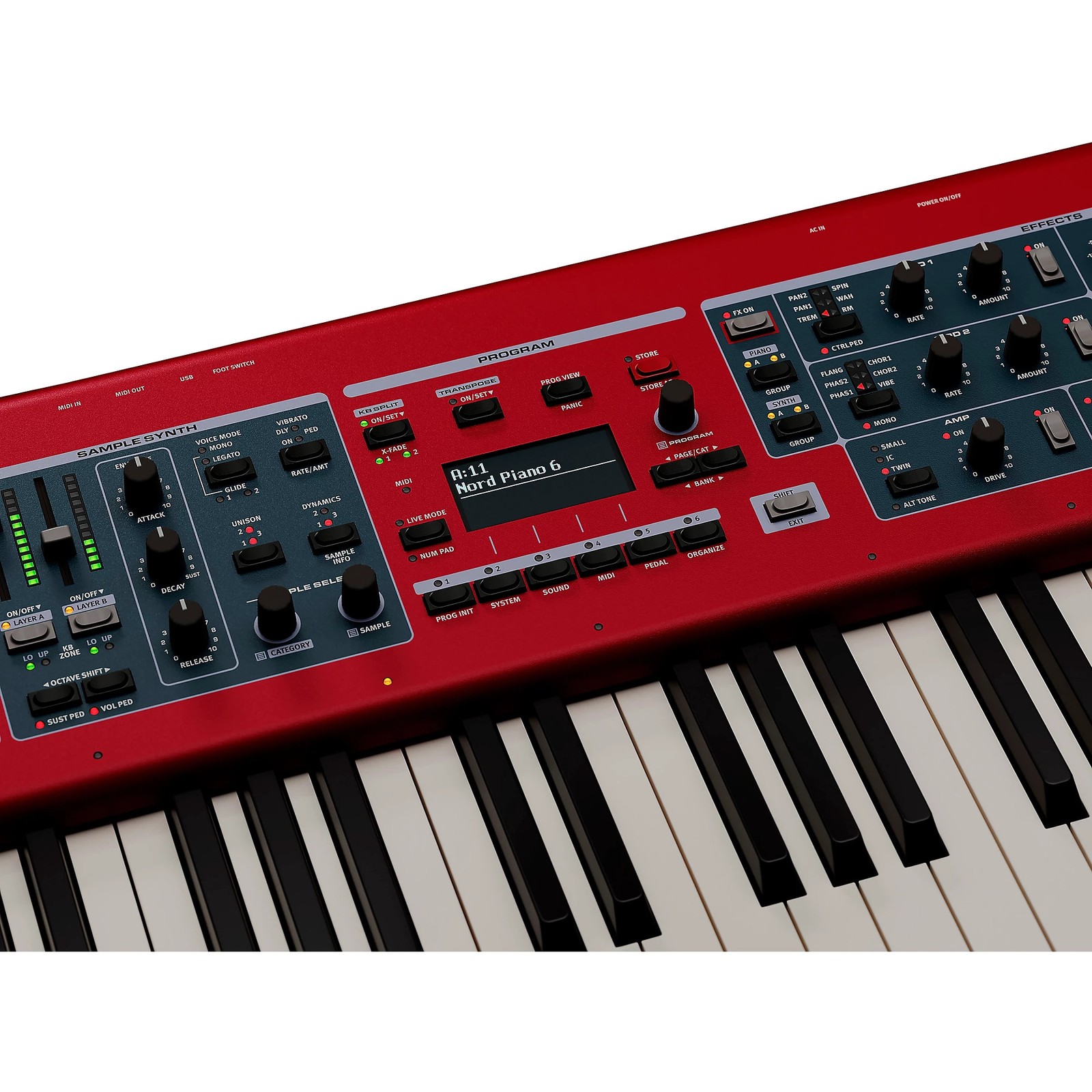 Used Nord Piano 6 88-Key Digital Piano in Red with Free Shipping