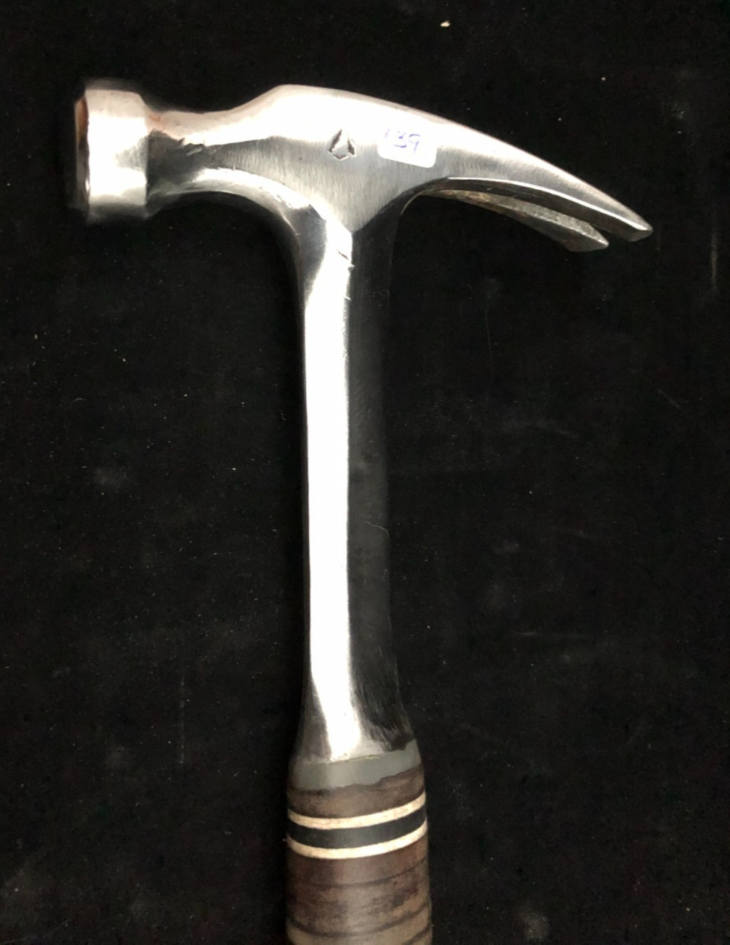 EARLY 1970s Estwing 16 oz.  Claw Hammer  Leather Handles