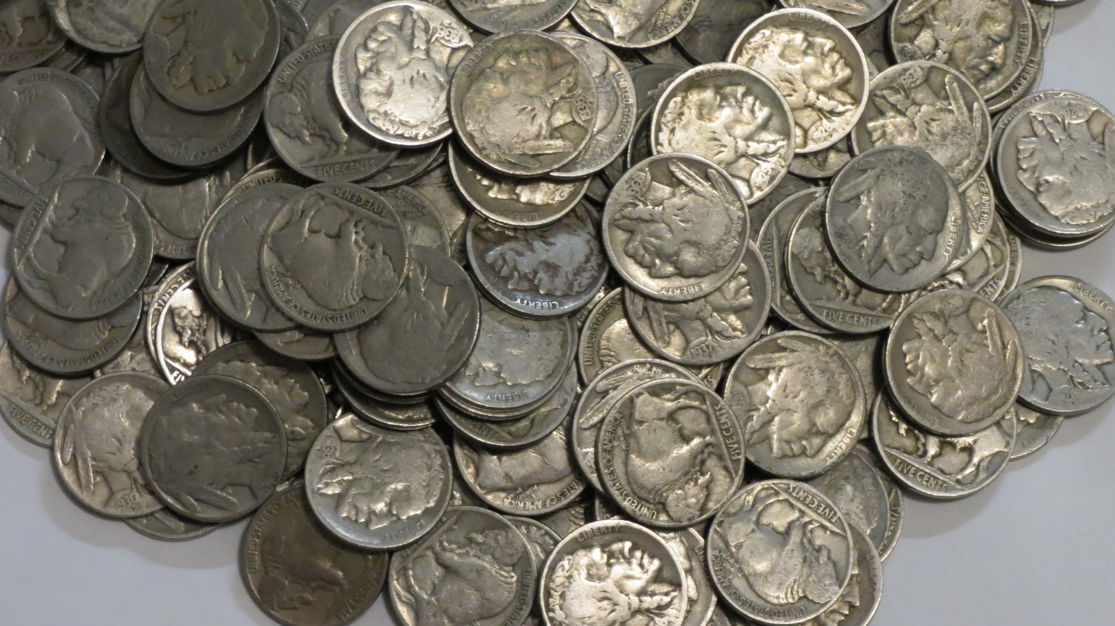 500 Buffalo Nickels Bulk Lot P Mint Only Part Date to Strong Part Date 5c Coins