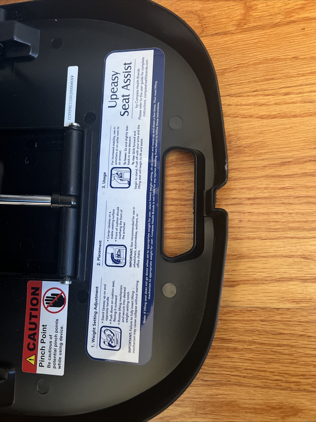 New Carek UpEasy Seat Assist Chair Lift and Sofa Stand Assist Portable Blue