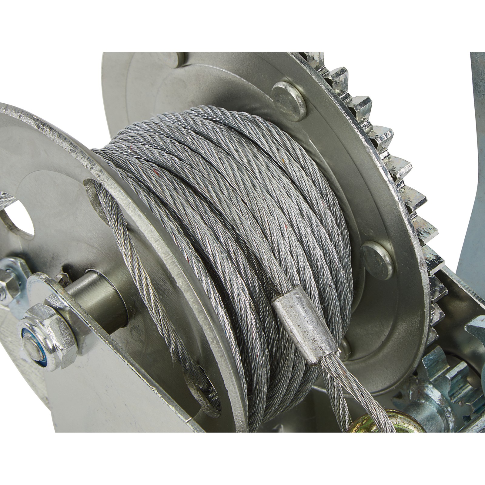 Ultra-Tow Single-Speed Hand Winch with Wire Rope, 1000-Lb. Load Capacity