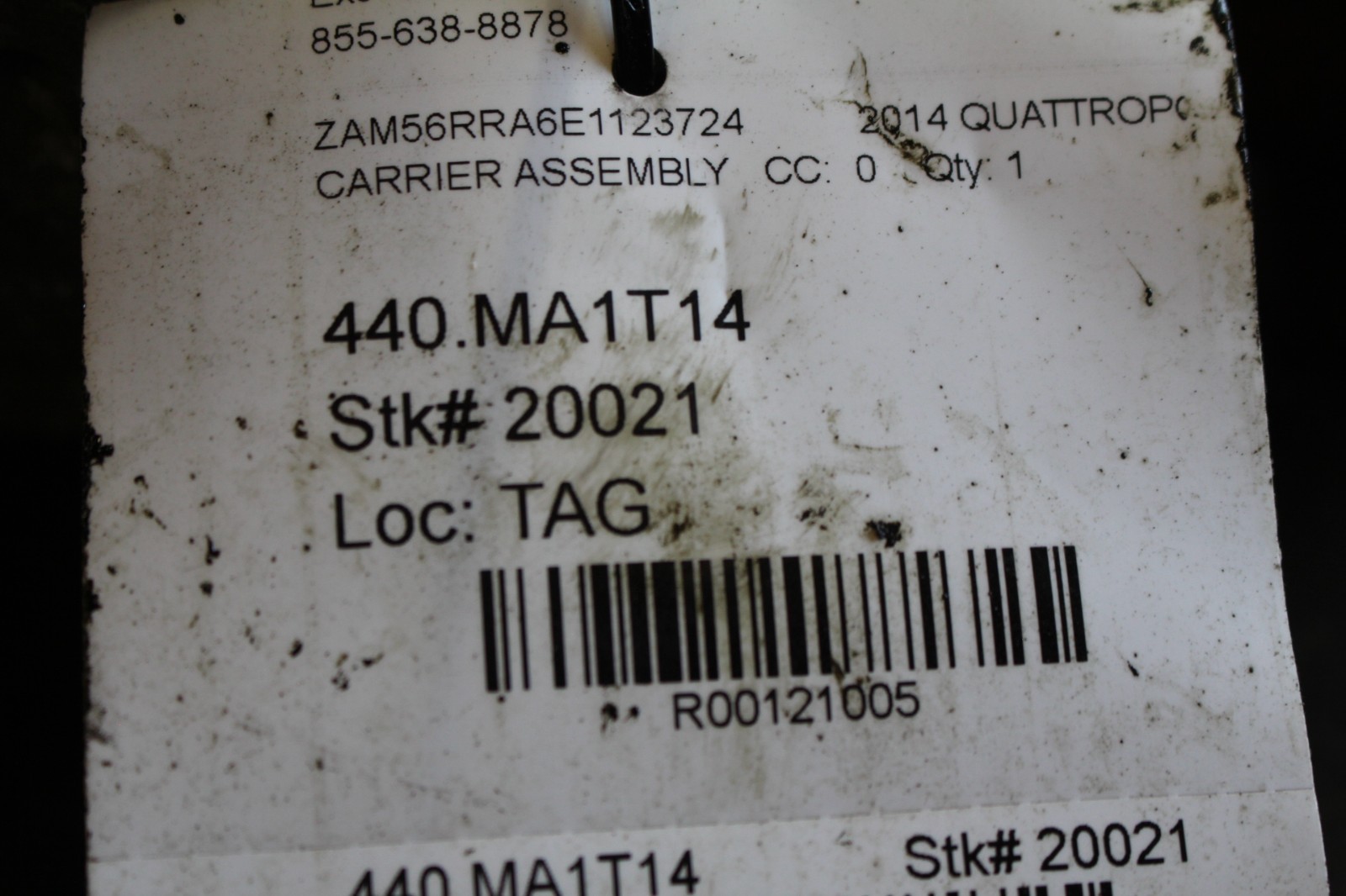 Maserati Quattroporte, Ghibli, Rear Differential, Used, P/N 670009608