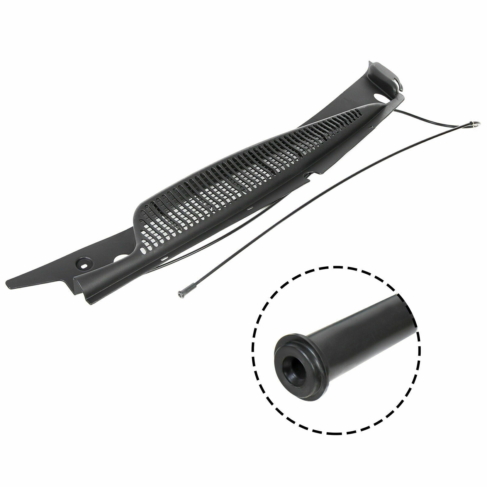 Driver&Passenger Side Windshield Wiper Motor Cowl Cover For 96-17 Chevrolet GMC