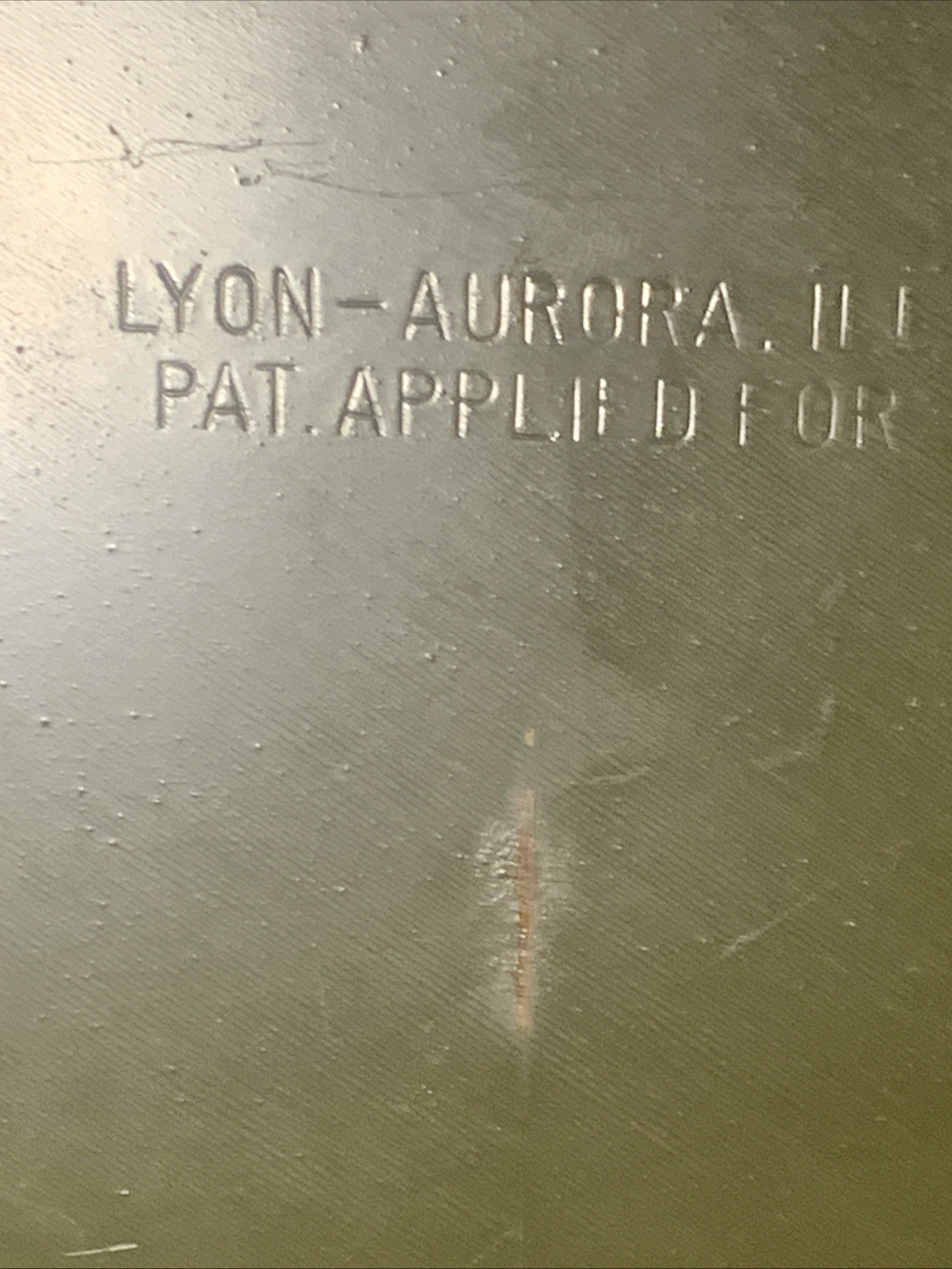 LYON Green Metal Steel Cabinet Parts Bin Tools Organizer Military