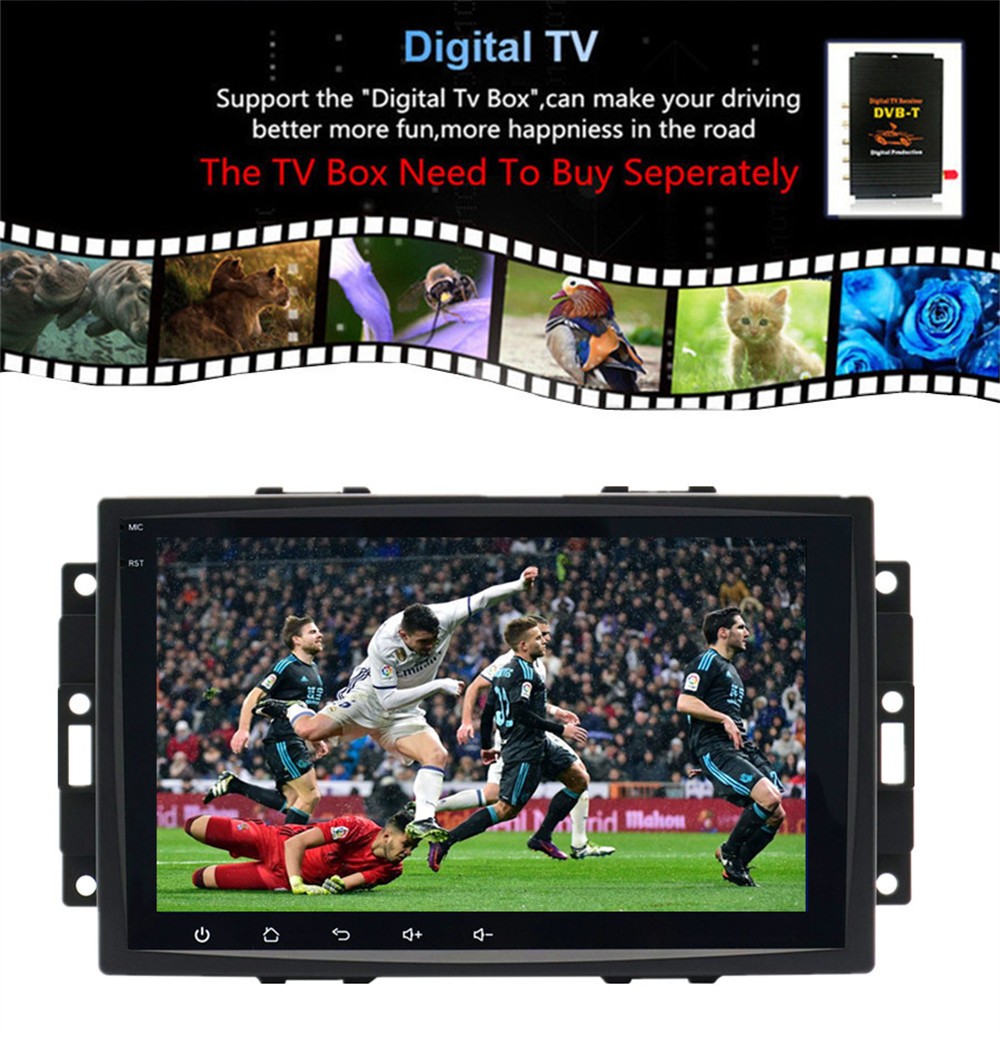 Touch Screen Car MP5 Player Mirror Link SWC USB Fit For 2006-2010 Dodge Caliber