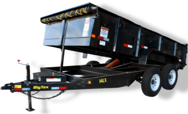 Dump Trailer Tarp System. Manual Dump Truck System
