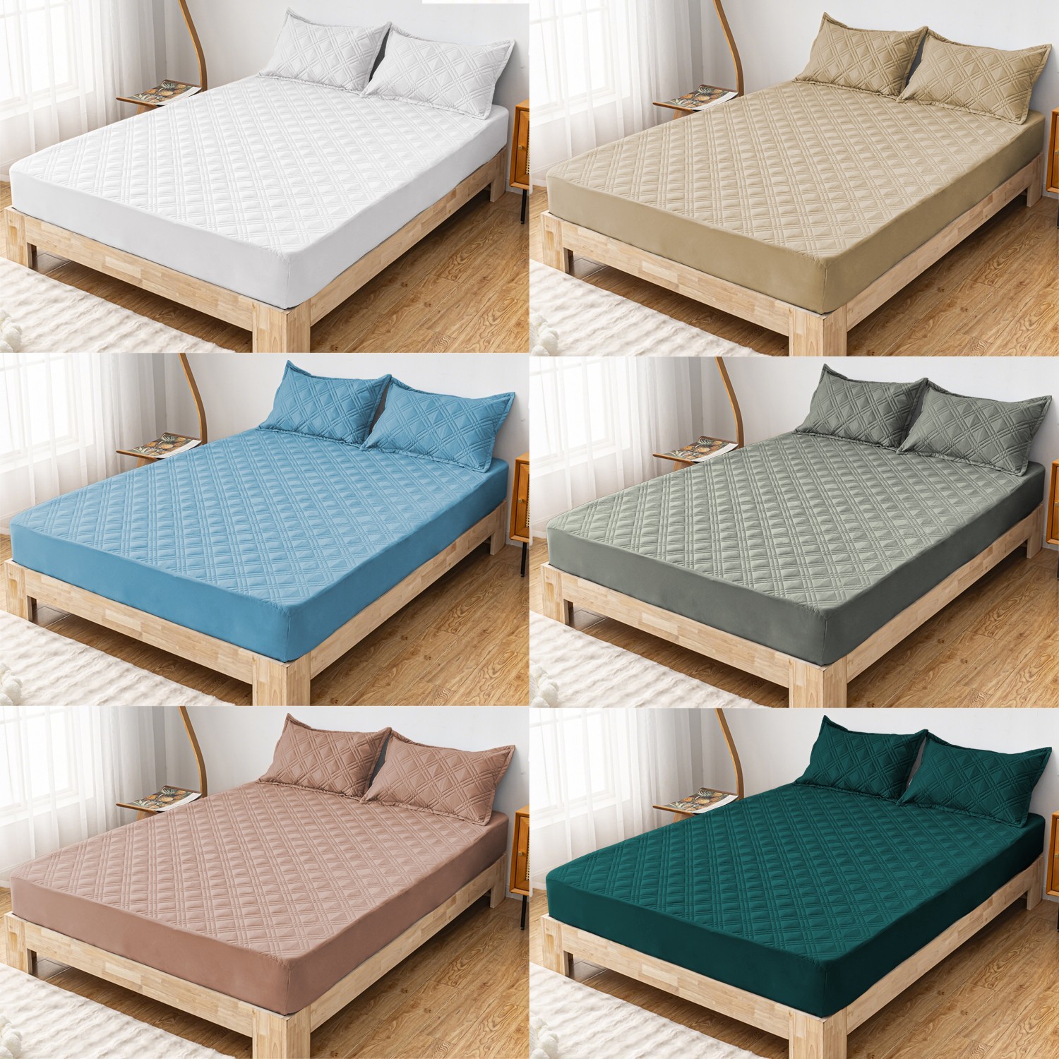 Super soft waterproof mattress cover, layered design, comfortable and durable