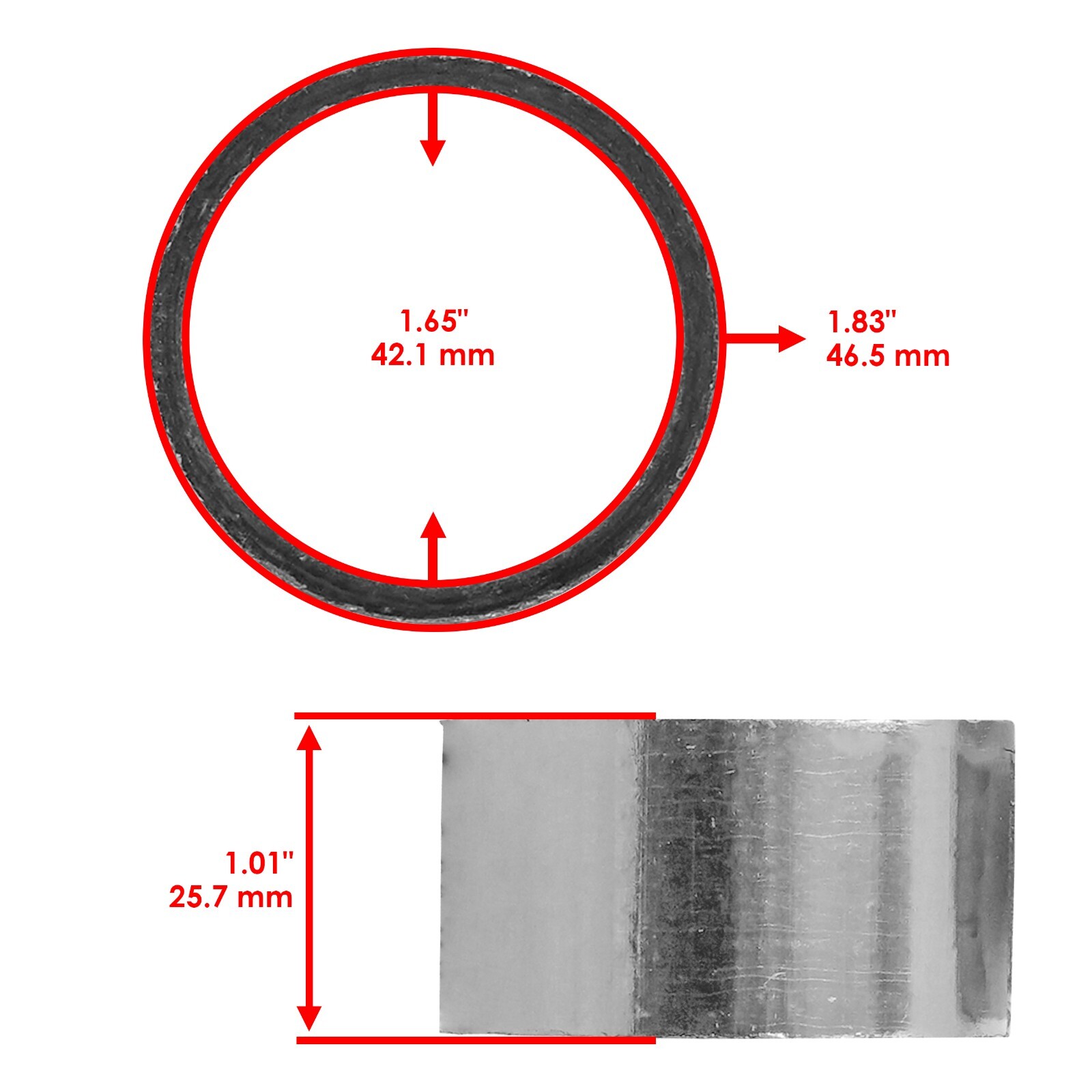 Complete Exhaust Muffler w/ Gasket fits Yamaha Grizzly 660 YFM660F 4X4 2002-2008