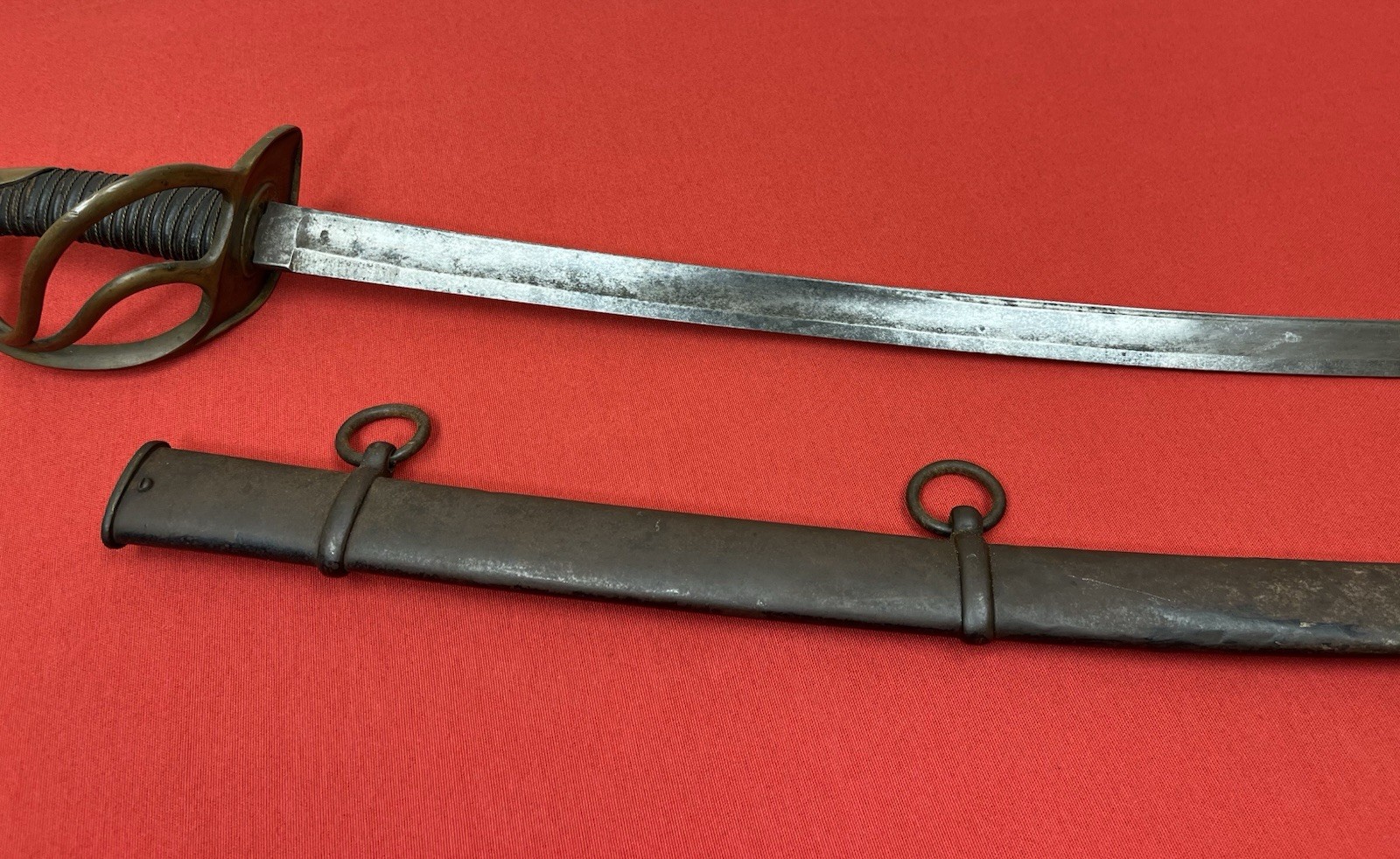 M1860 U.S. Civil War Cavalry Saber Sword Used Free Shipping