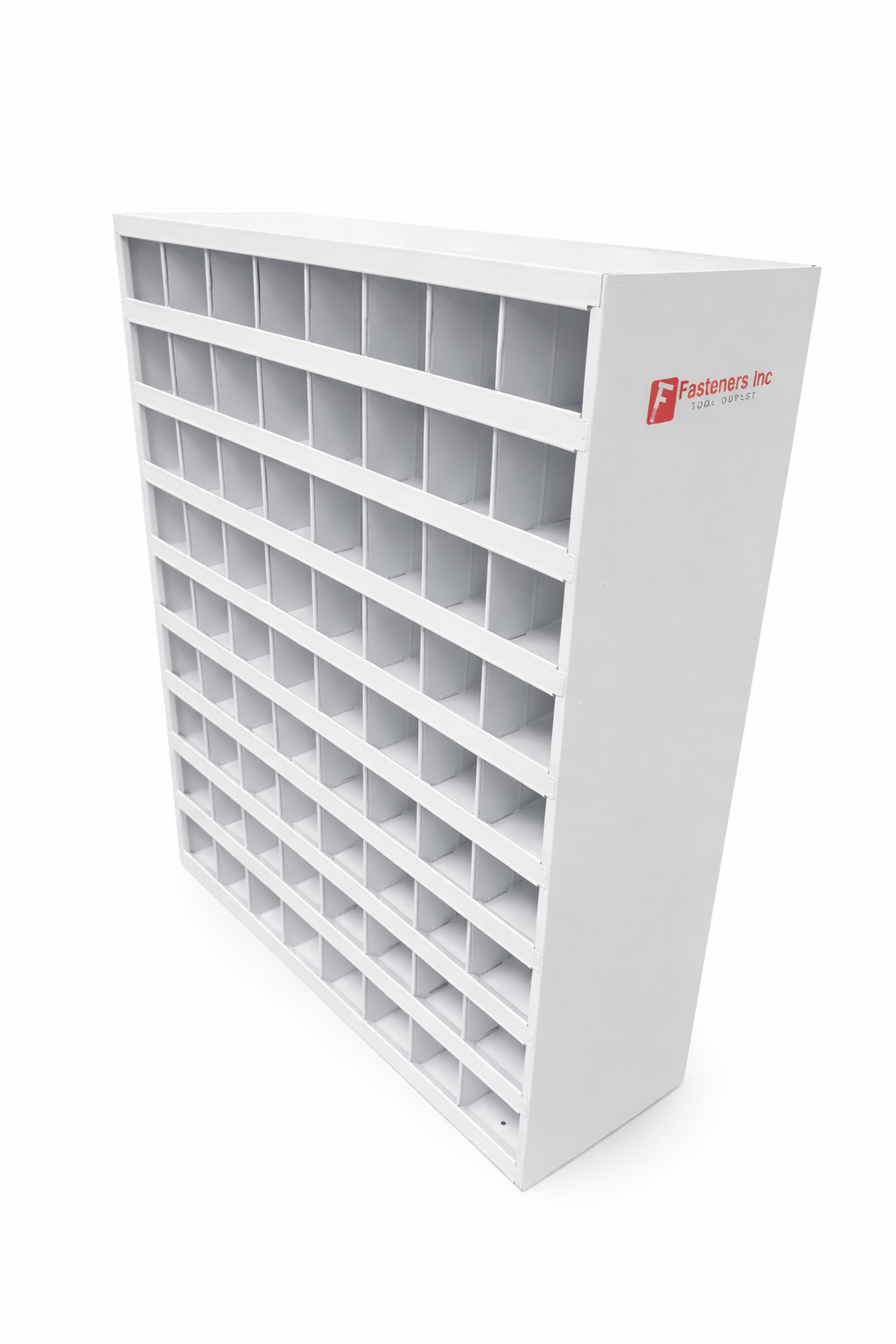 Metal 72-Hole Storage Bolt Bin Cabinet for Nuts, Bolts, Screws