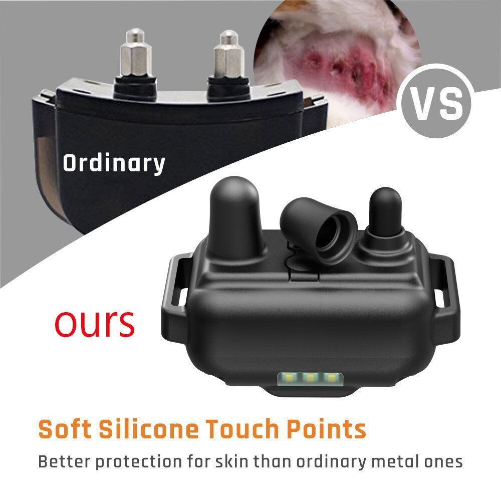 Dog Shock Training Collar Rechargeable Remote Control Waterproof IP67 875 Yards