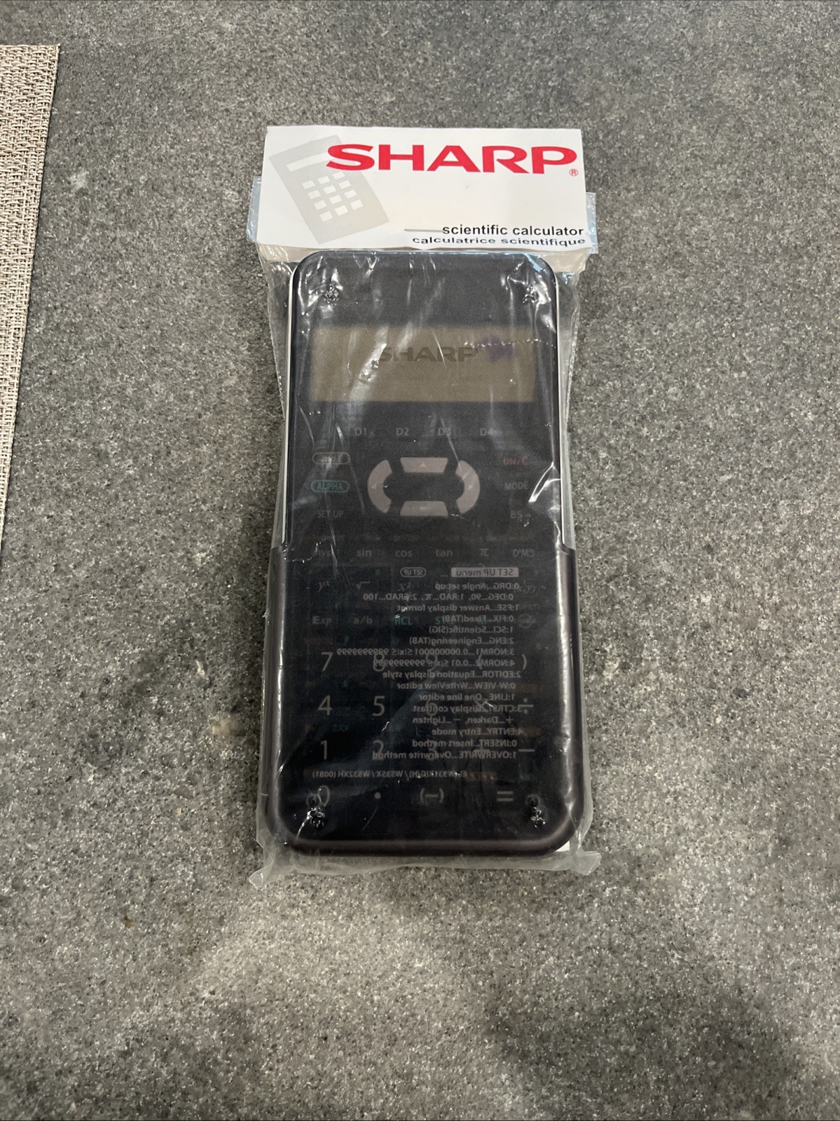 SHARP EL-W535x SCIENTIFIC CALCULATOR