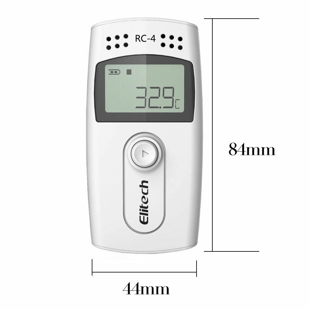Elitech RC-4 Temperature Data Logger USB Temperature Recorder w/ External Probe