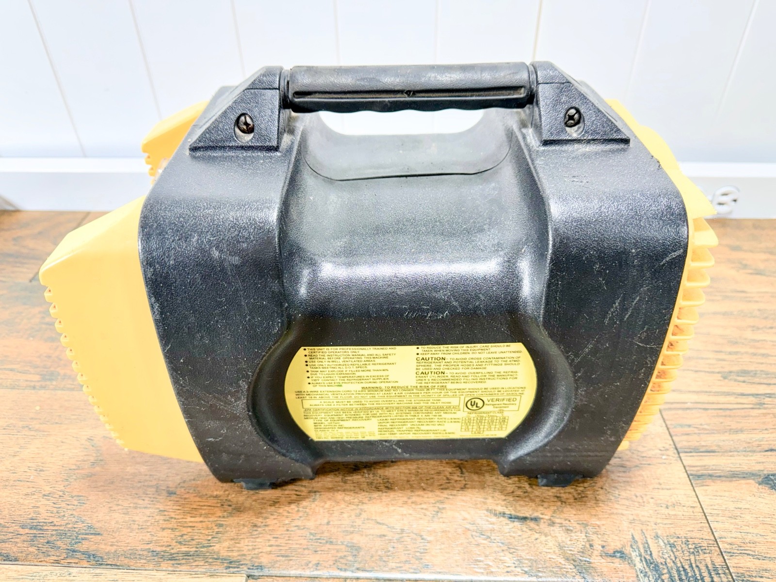 PLEASE READ Appion G5 Twin Refrigerant Recovery Machine G1125