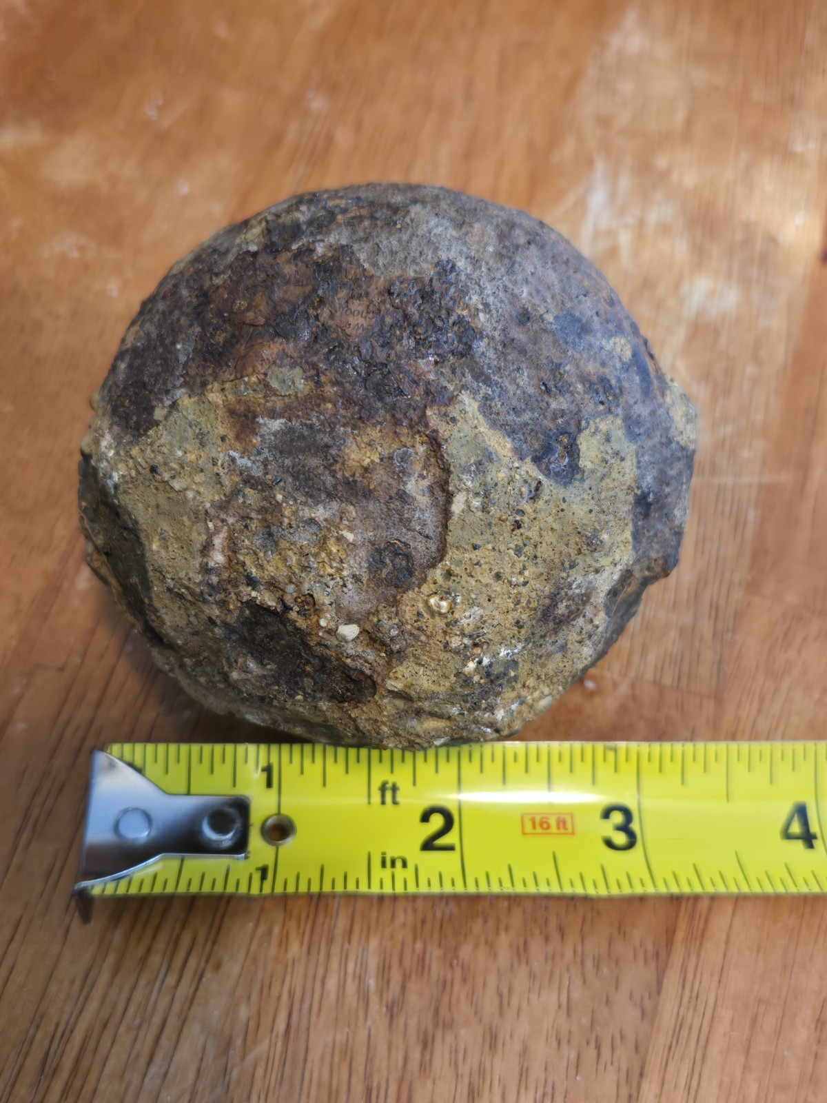 Antique Civil War Cannon Ball 4lbs