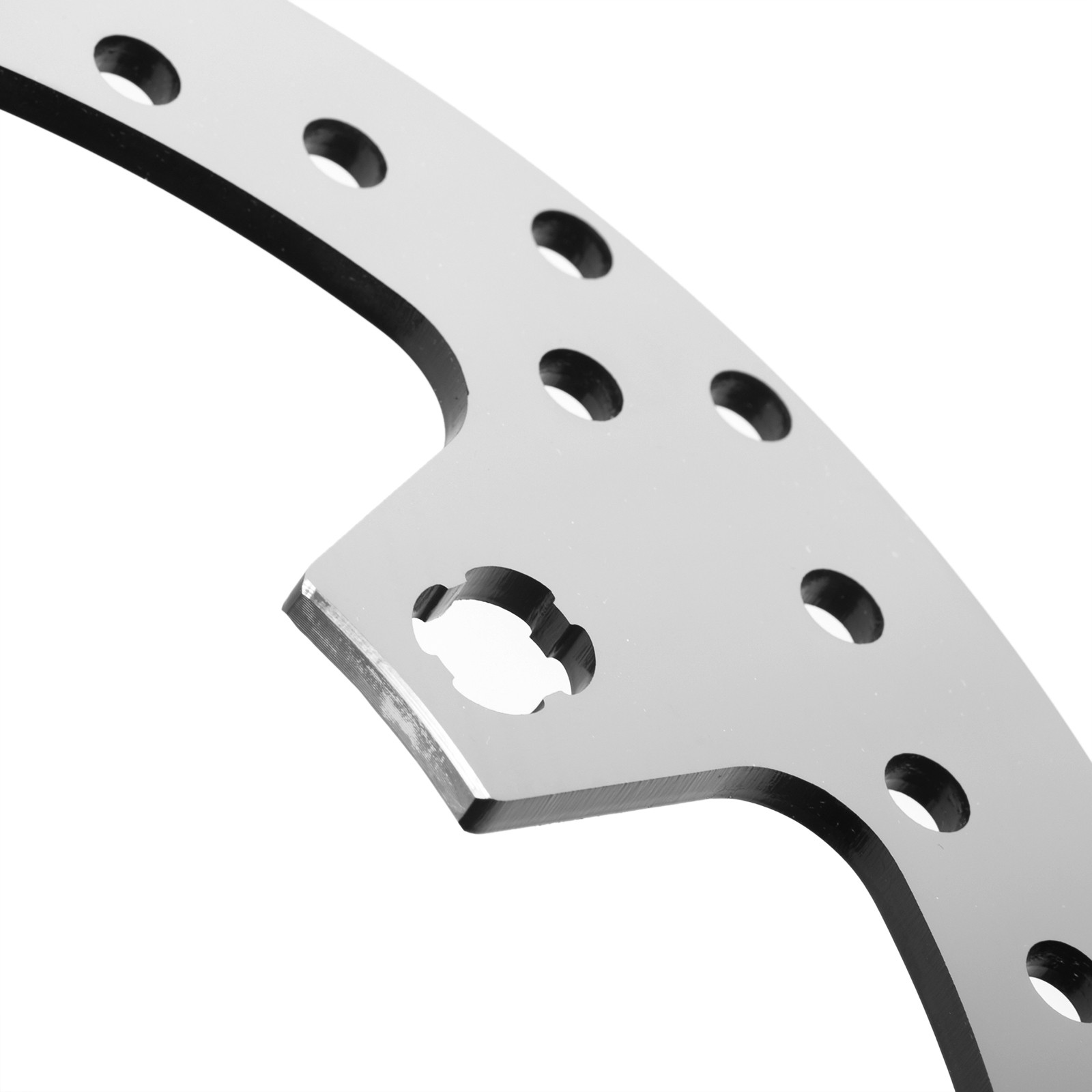 Polished Front Brake 11.5" Enforcer Rotors Bolts for Harley 2000-2007 Road Glide