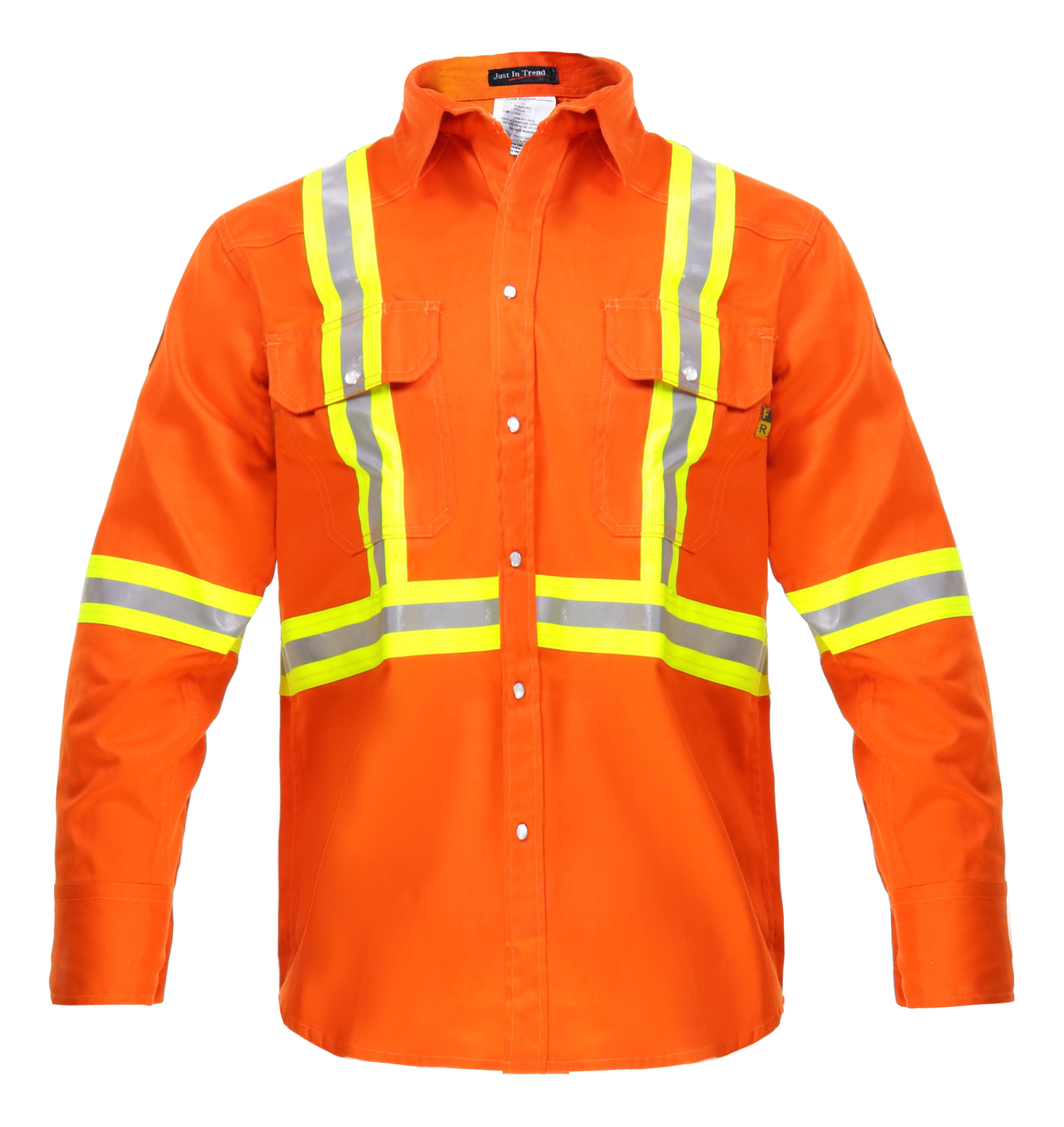 Flame Resistant FR High Visibility Lightweight Work Shirt