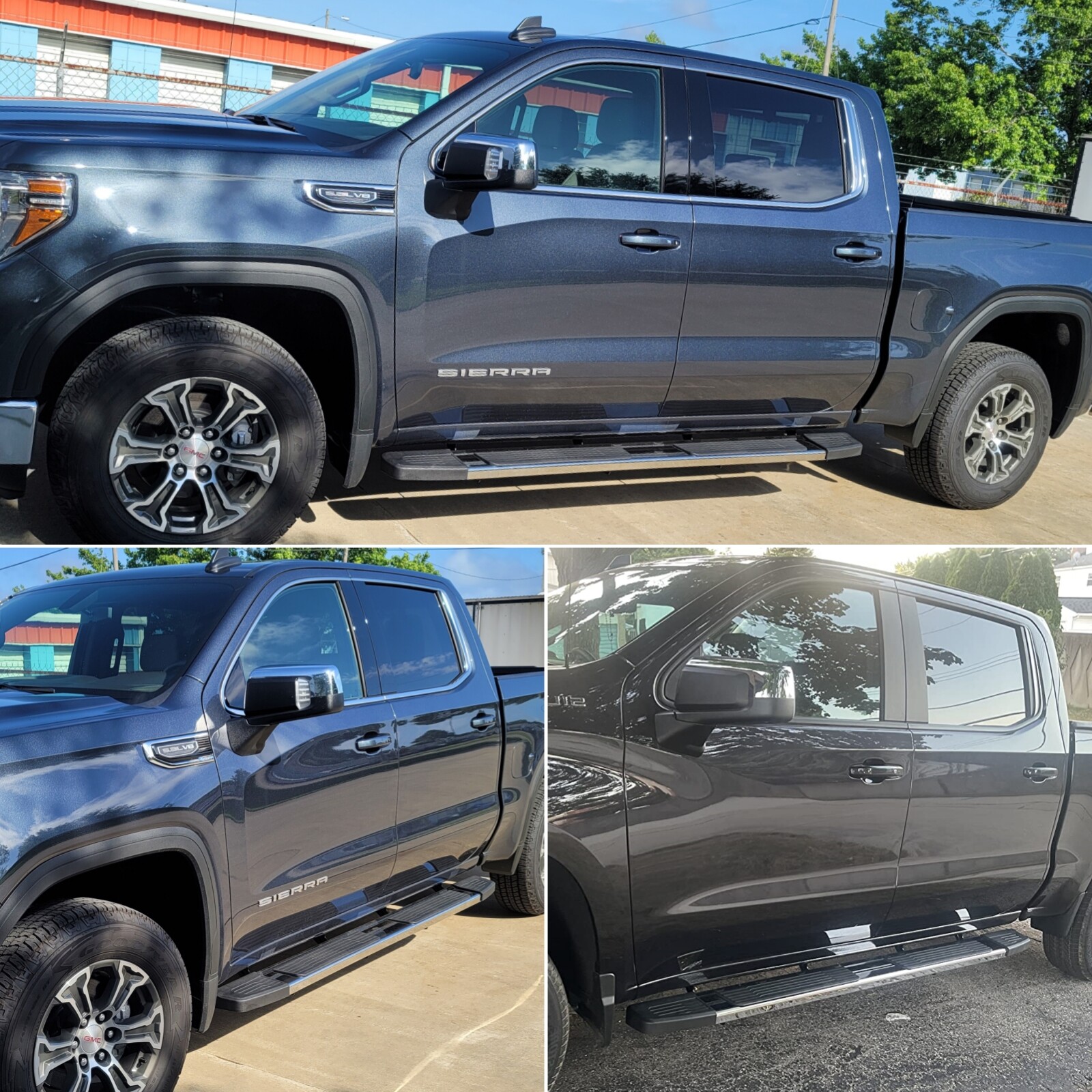 For 19-24 Silverado/Sierra 1500 Crew Cab 6" Step Nerf Bar Running Board S/S S