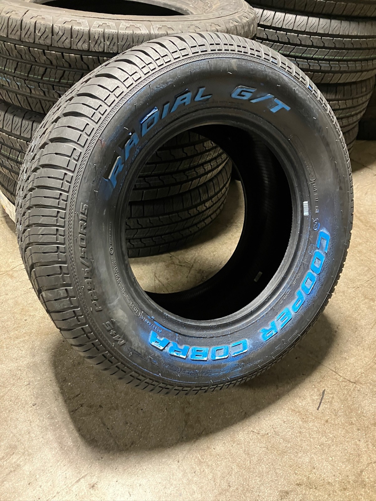 2 New 295 50 15 Cooper Cobra Radial G/T Raised White Letter Tires