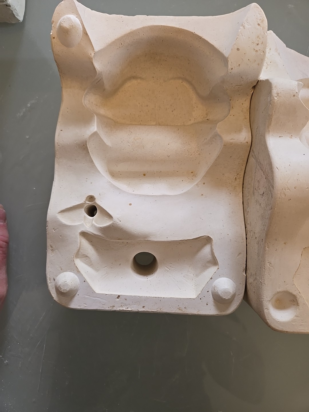 Duncan Frog Ashtray DM 418 1966 Ceramic Slip Mold