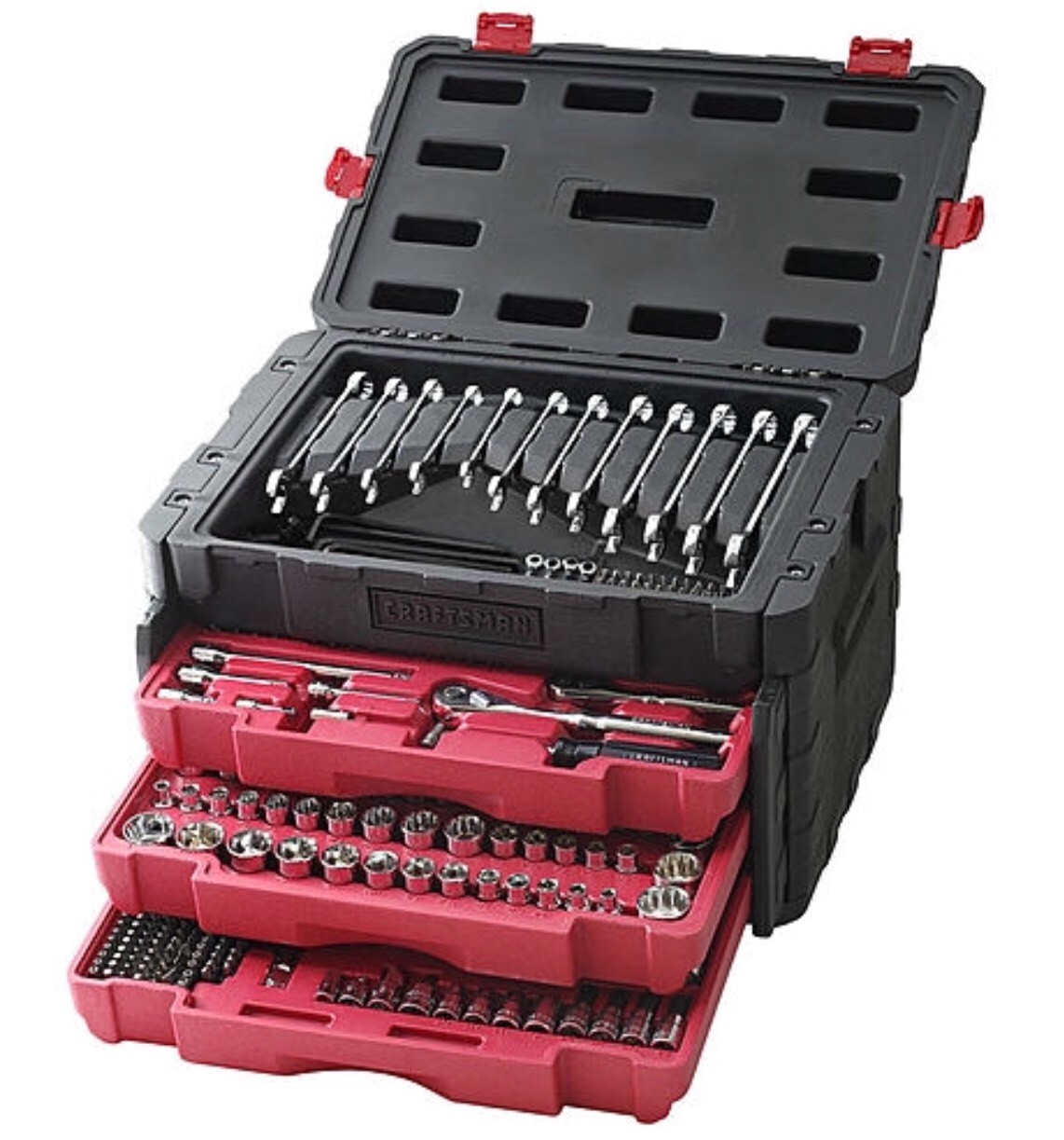 Craftsman 450 Piece Mechanics Tool Set W/Case Wrenches SAE Metric 268 298 NEW