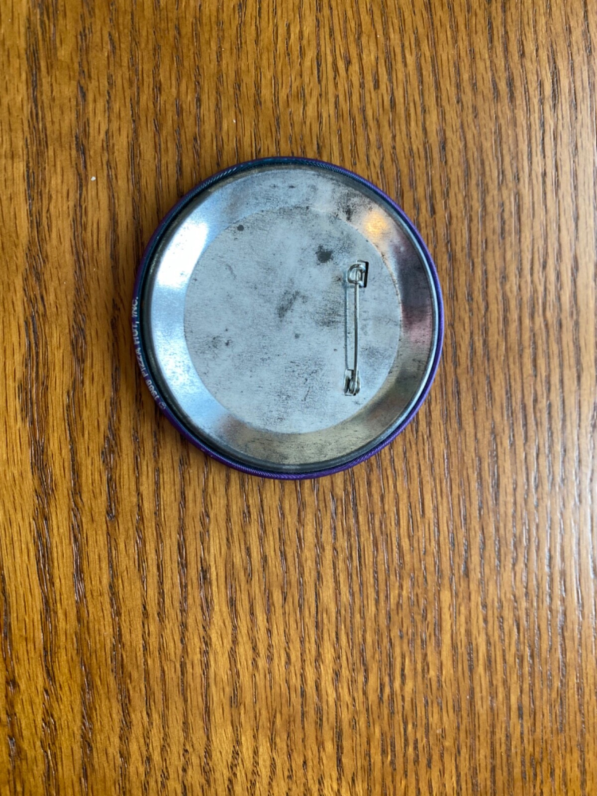 Book It Pizza Hut 1988 Button Pin Holographic Moving Image Animated Pin W/ Stars