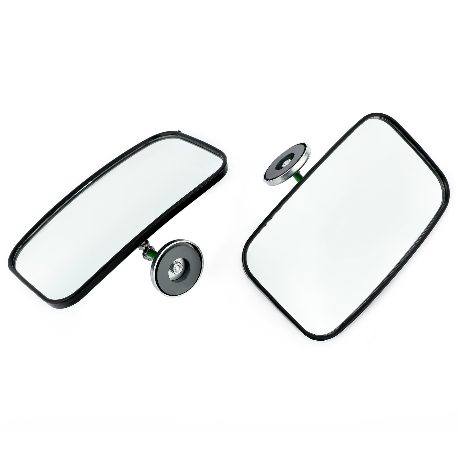 2 Magnetic Mirrors For Skid Steer Tractor Bobcat John Deere W/BLIND SPOT MIRRORS