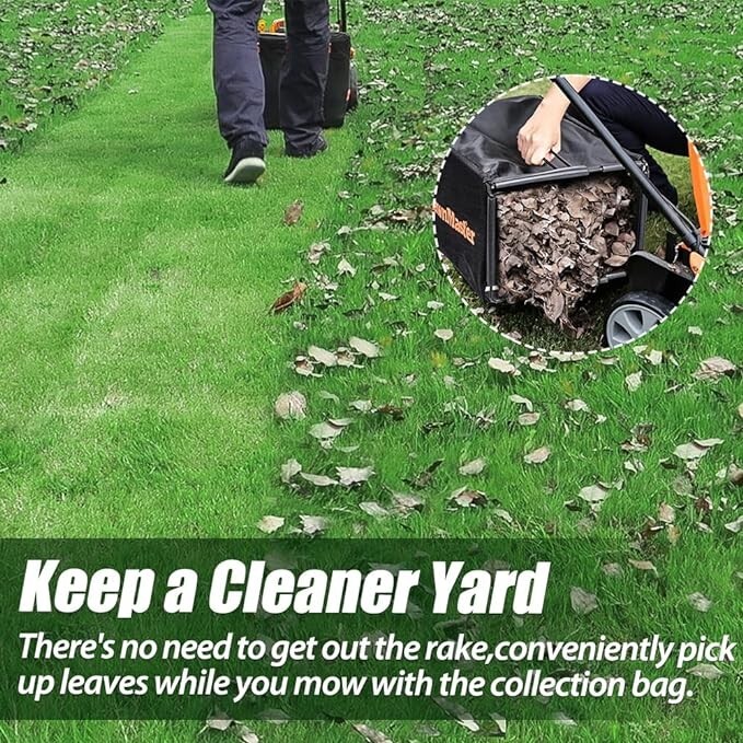 LawnMaster MEB1114K Electric Corded Lawn Mower 15-Inch 11AMP