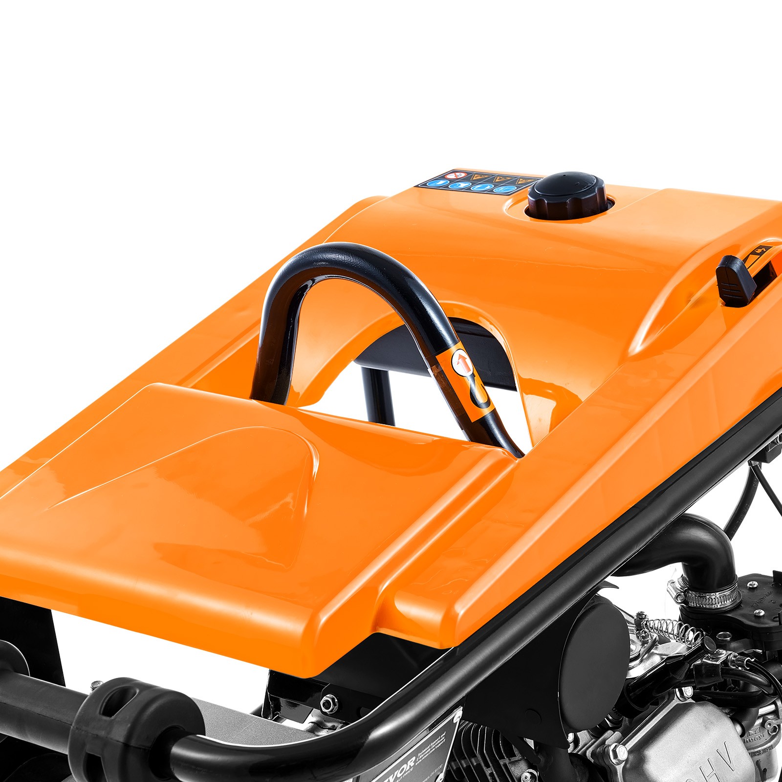 VEVOR 6.5 HP 196cc Jumping Jack Vibratory Rammer Tamper Compactor Fuel Power