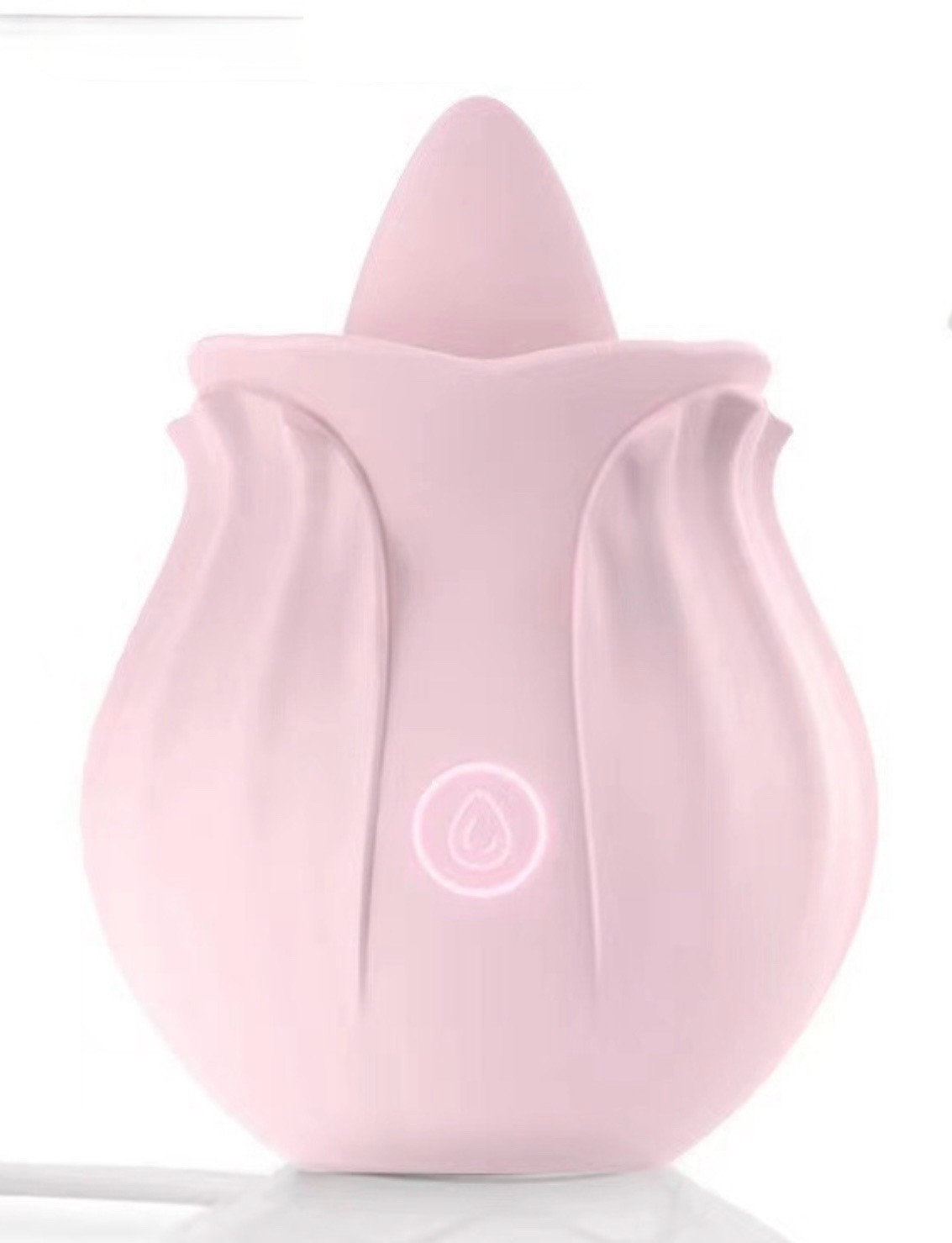 Rose Toy Vibrator 10 Modes Licking Tongue Waterproof USB Rechargeable Silicone