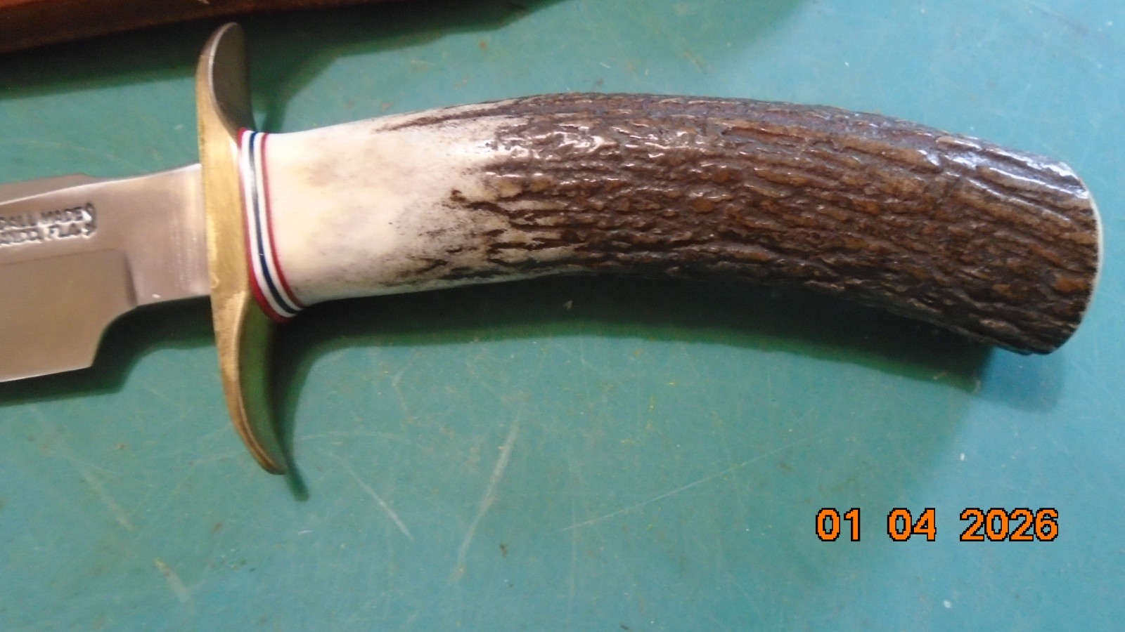 Vintage RANDALL #`1 -7" Stag Handle Fighting Bowie Knife / Sheath NEW UNUSED !!!