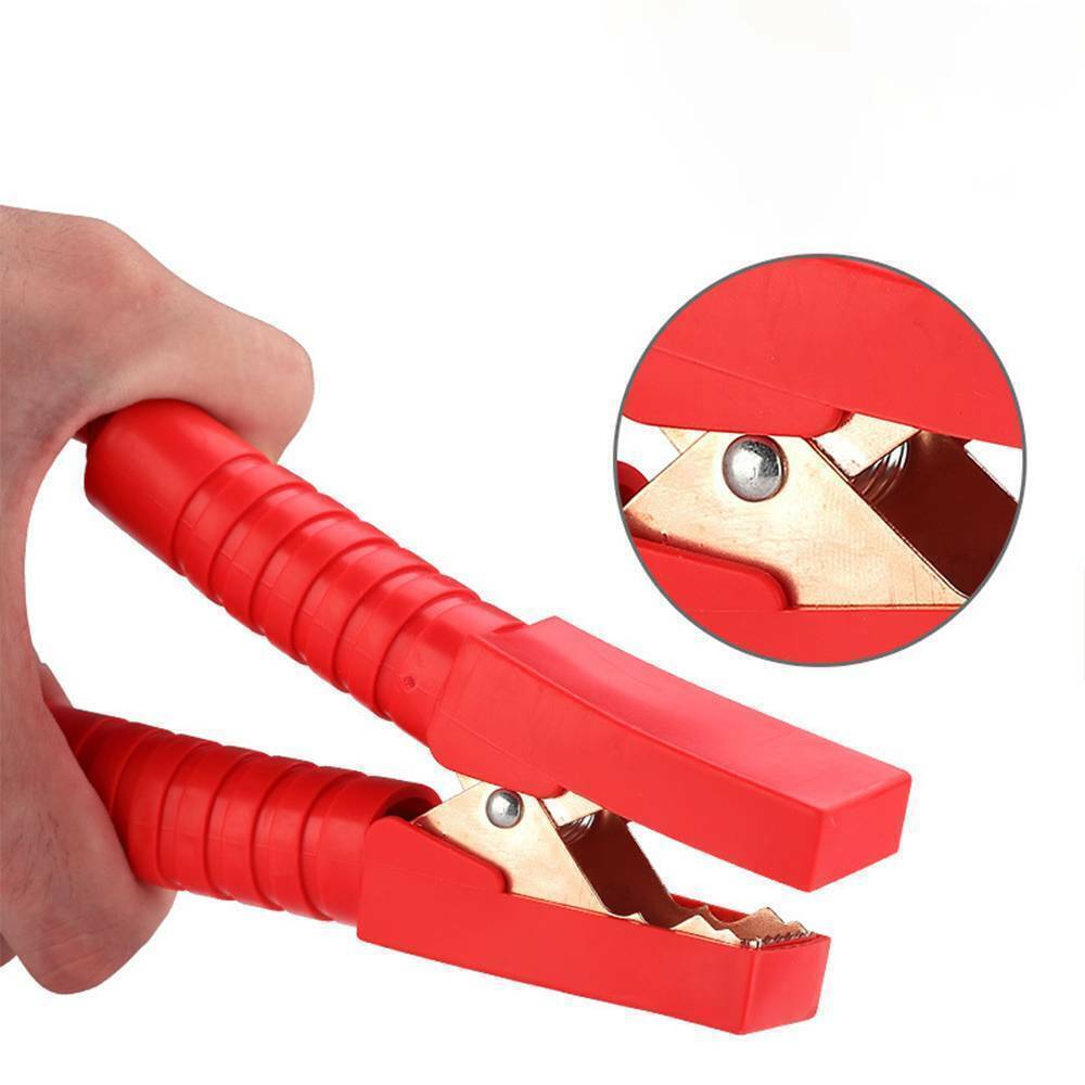 13FT Heavy Duty 2 Gauge Battery Booster Cable Emergency Power Jumper 800 Amp USA