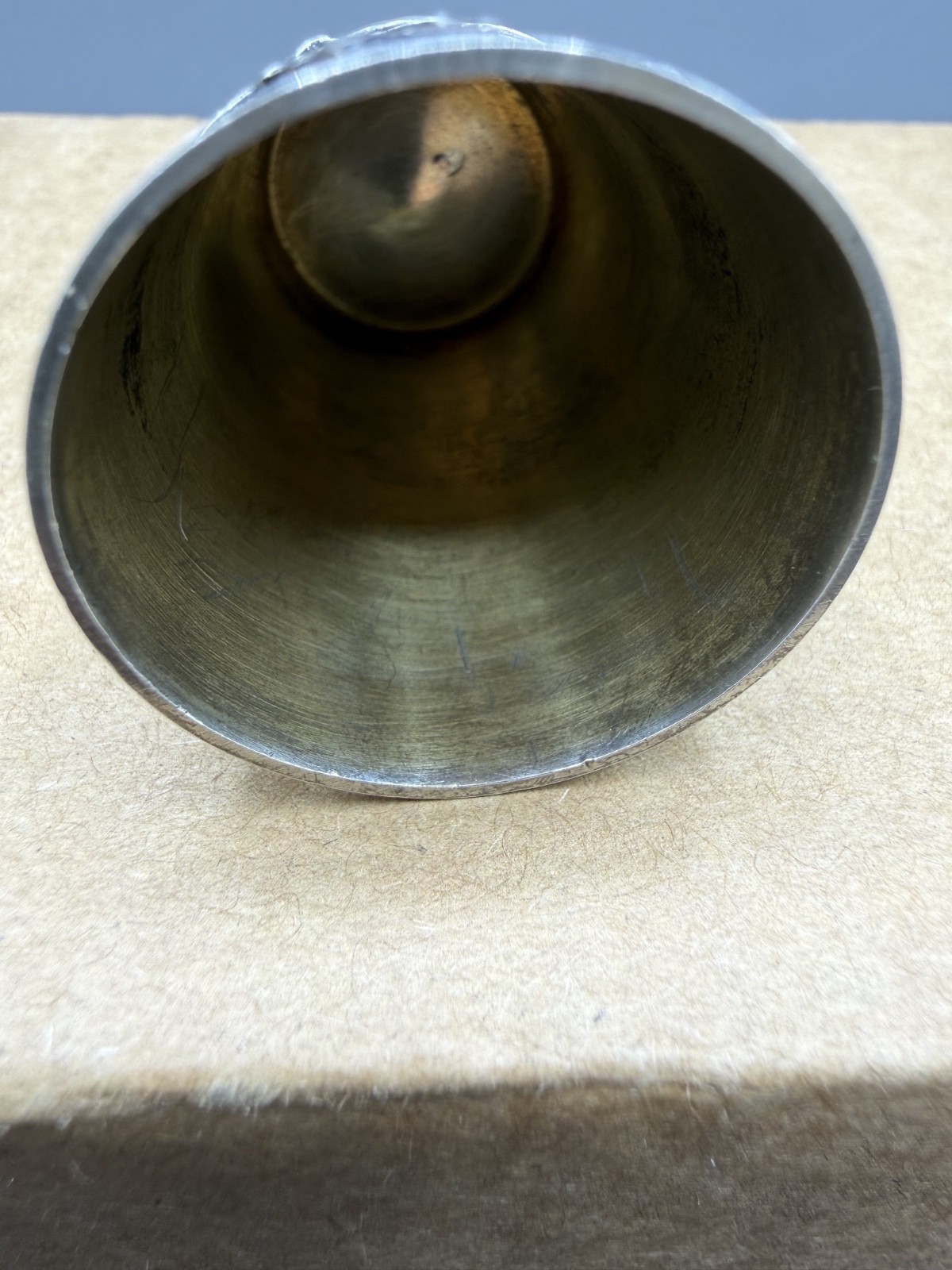 Thistle Repoousse Cup 800 silver 23 grams Antique Vintage