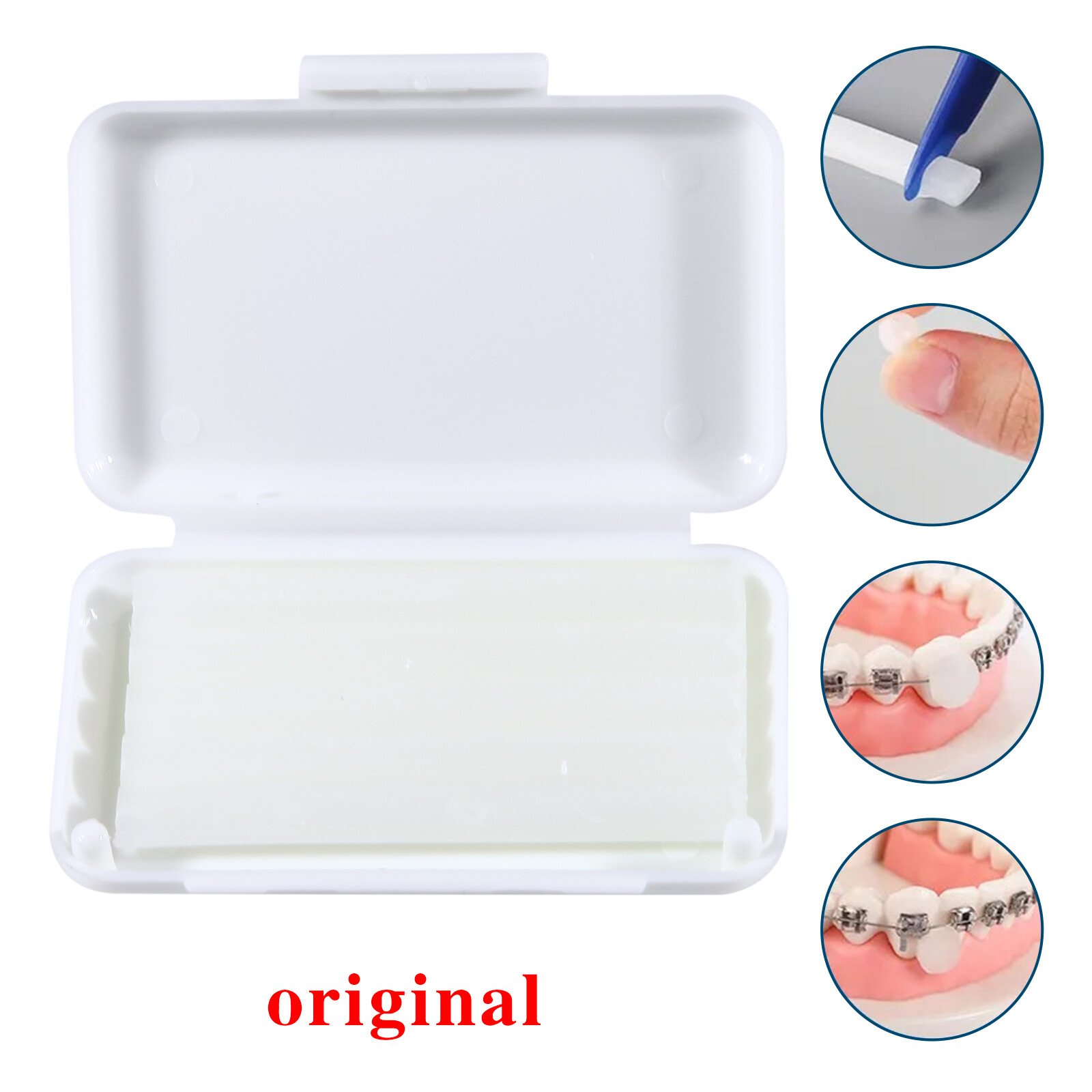Dental Orthodontics Ortho Wax For Braces Gum Irritation 10 Kinds Fruit Scent ns