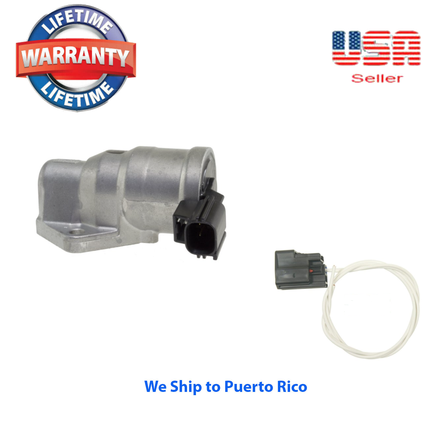 00-04 VOLVO S40 V40 + CONNECTOR fits : OEM 1385097 IDLE AIR CONTROL VALVE IAC