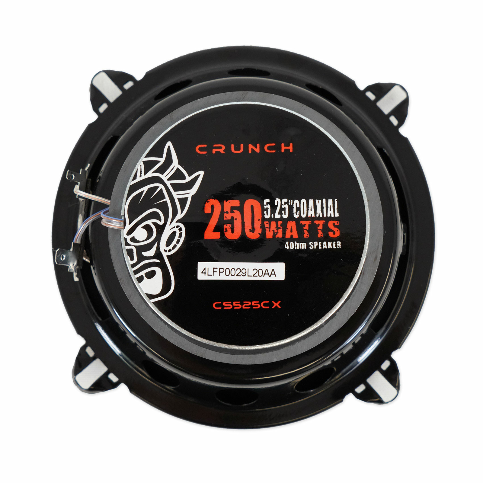 Pair Crunch CS525CX 5.25" Car Audio 2-Way Speakers 250 Watts Max 5 1/4" Inch