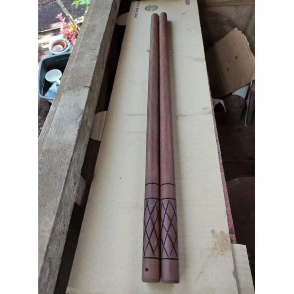 Pair (2 pieces) Magkuno Arnis Escrima Kali Baston Martial Arts Sticks with Case