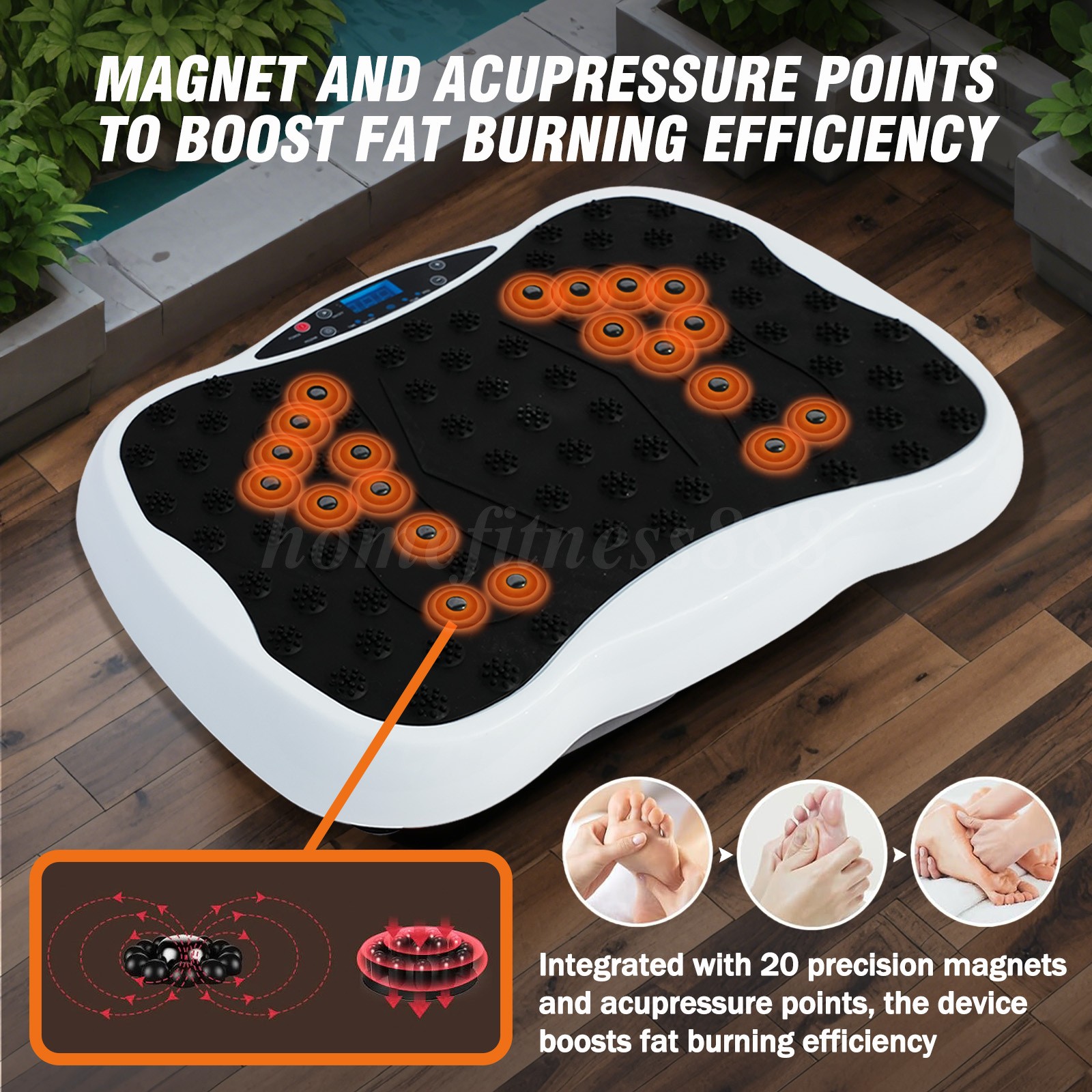 Vibration Platform Plate Whole Body Exercise Fitness Massager Machine Slim NEW