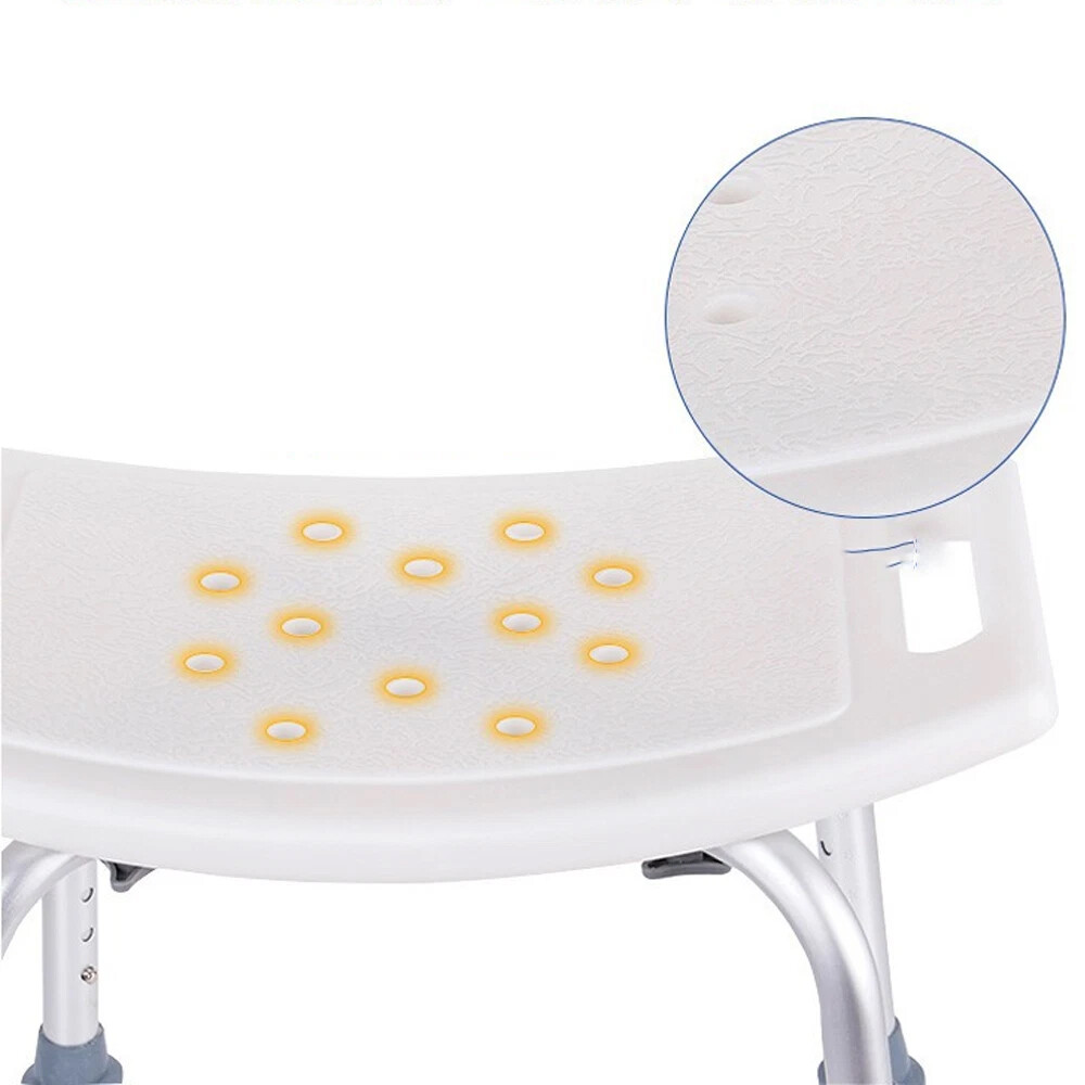 Shower Chair Seat 350lb Bath Stool Padded Height Adjustable Bathtub Seat Bench
