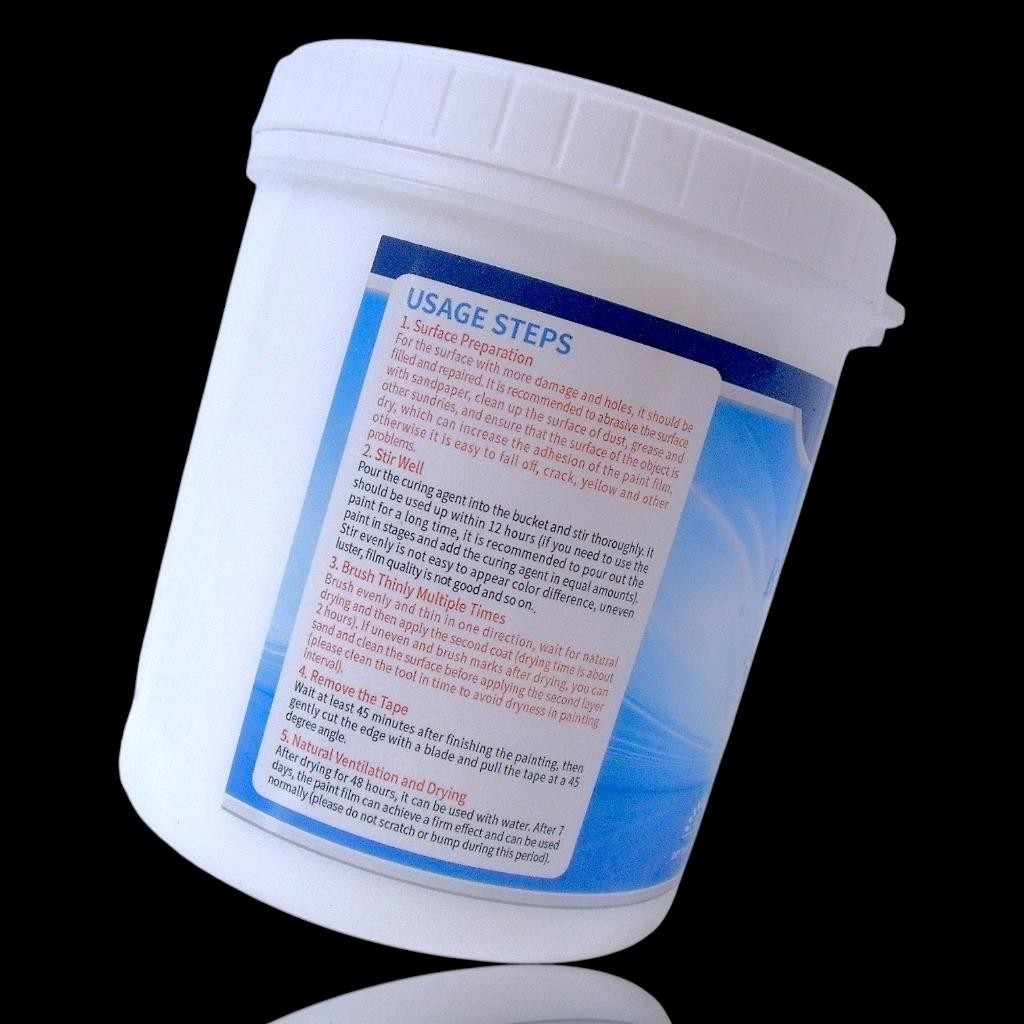 Tub & Tile White Paint Refinishing Kit w/ Tools Bathtub or Sink 33 oz Bekomn New