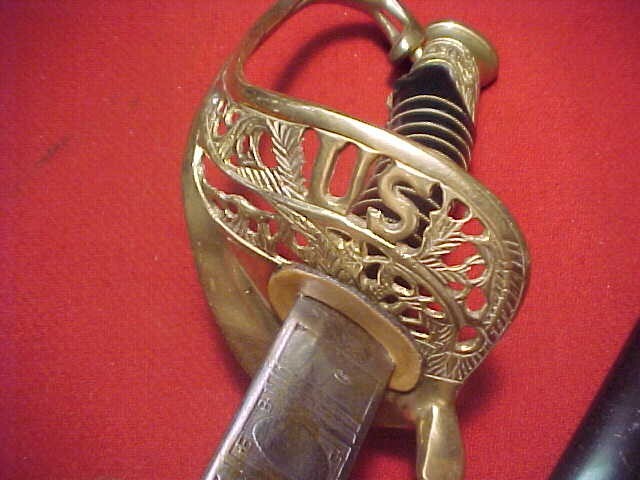 US MODEL 1850 STAFF & FIELD OFFICERS SWORD W/SCABBARD ~ QUALITY REPRODUCTION
