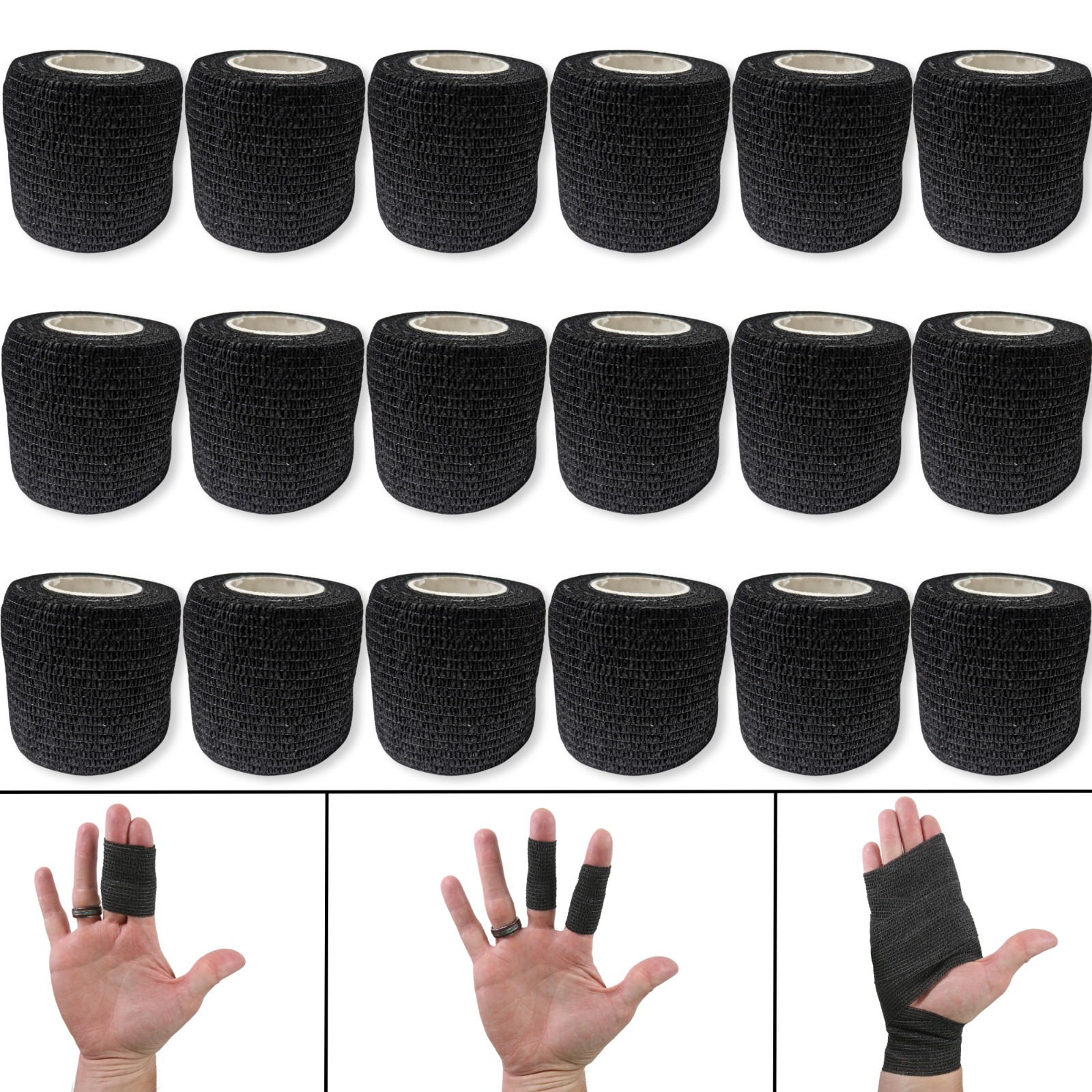 Coban Medical Wrap 2" x 5 Yard Elastic Self Adhesive Bandage Athletic Sport Tape