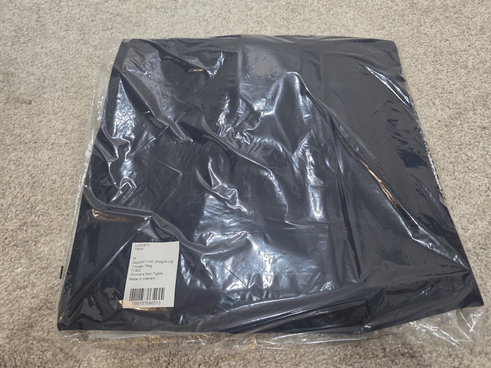 Lululemon Daydrift High-Rise Straight-Leg Trouser Regular Size M Trye Navy