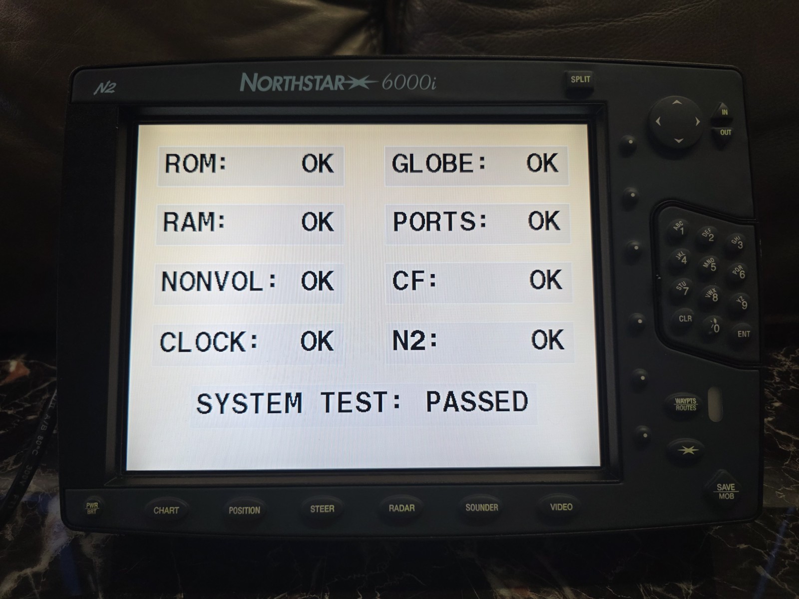 Northstar 6000i N2 10" Color Fishfinder Chartplotter Radar GPS Color Screen