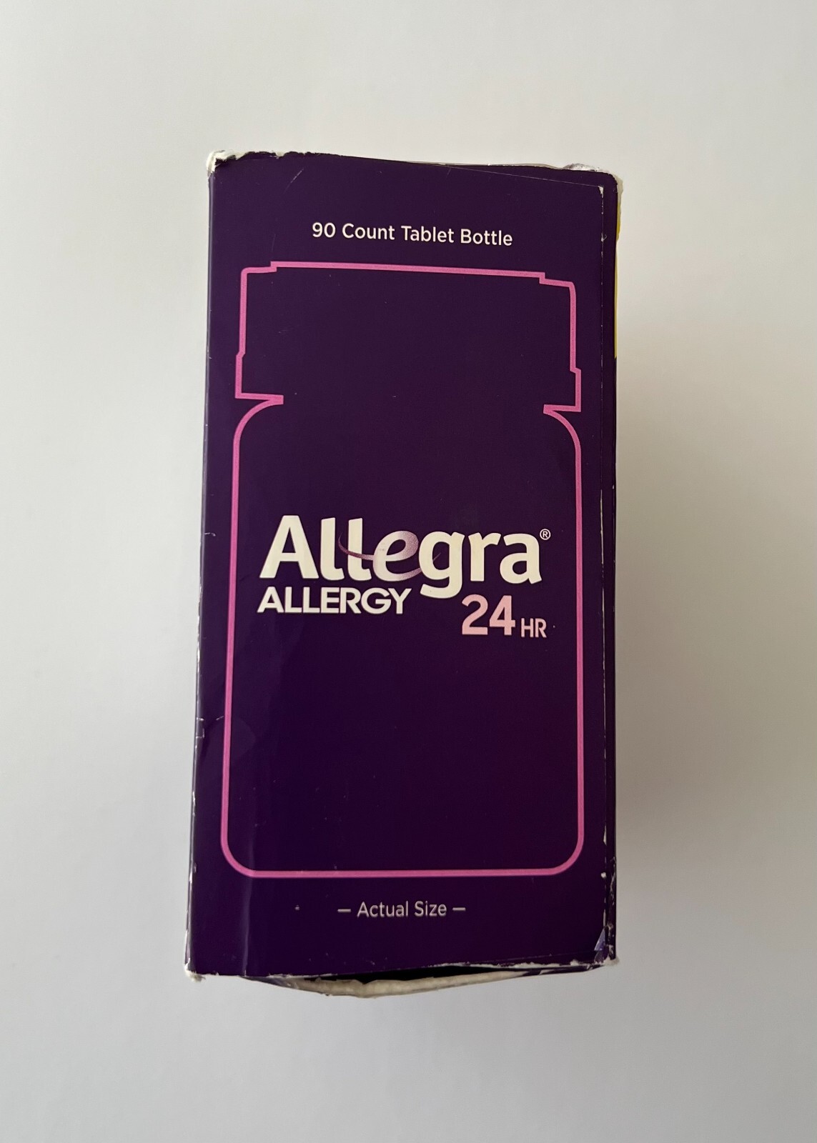 Allegra Allergy Non-Drowsy Relief 180mg 90 Tablets, 04/26