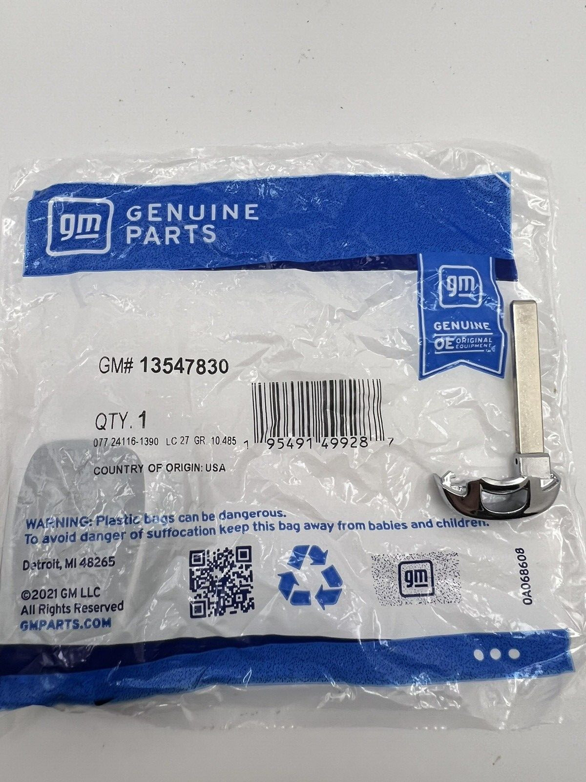 Genuine GM Keyless Entry Remote Smart Key Fob Transmitter 13530713 13547830 OEM