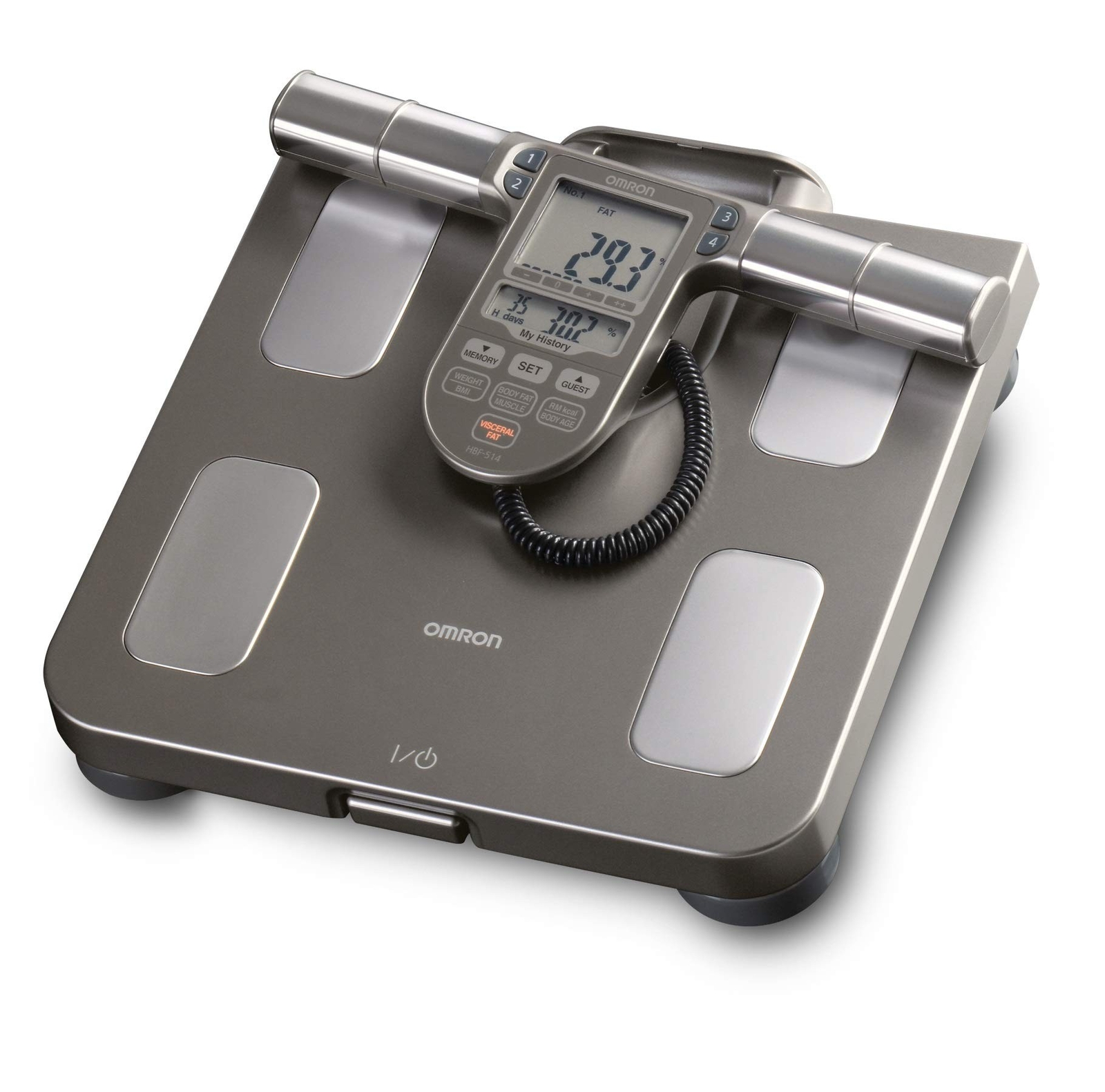Omron Body Composition Monitor with Scale - 7 Fitness Indicators & 90-Day Mem...